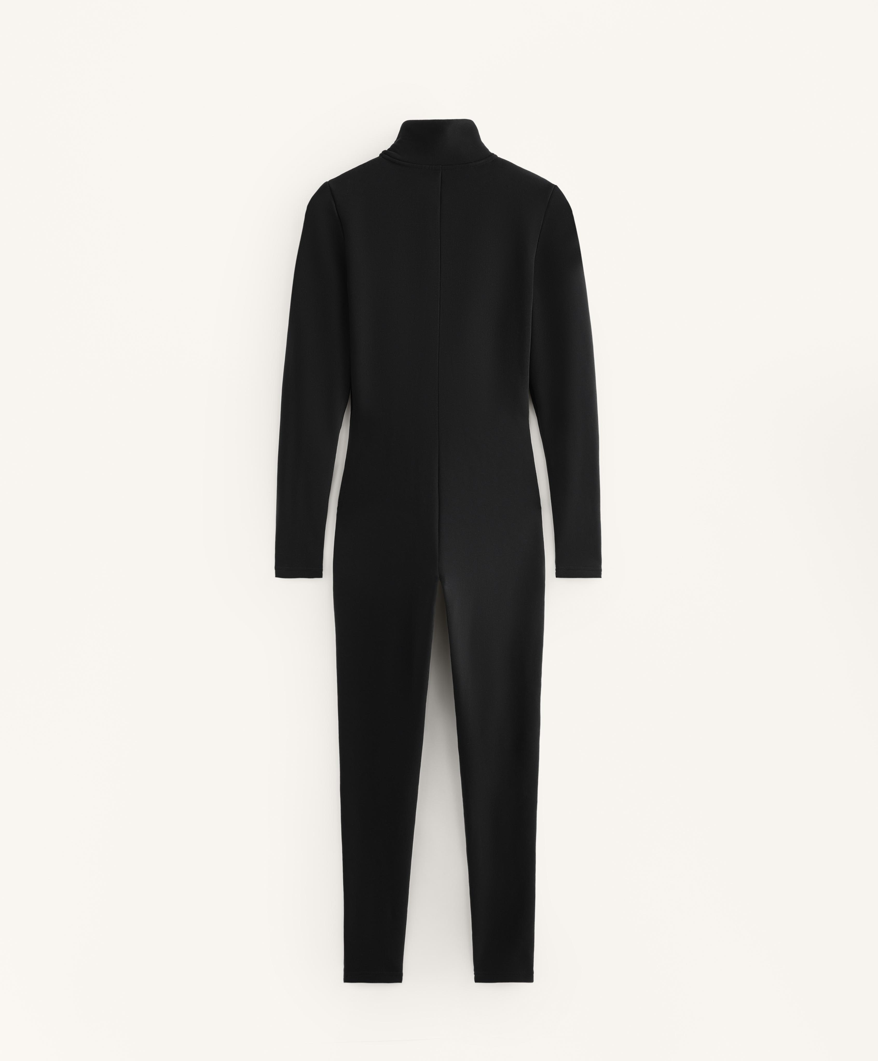 Super extra Warm long jumpsuit — BLACK