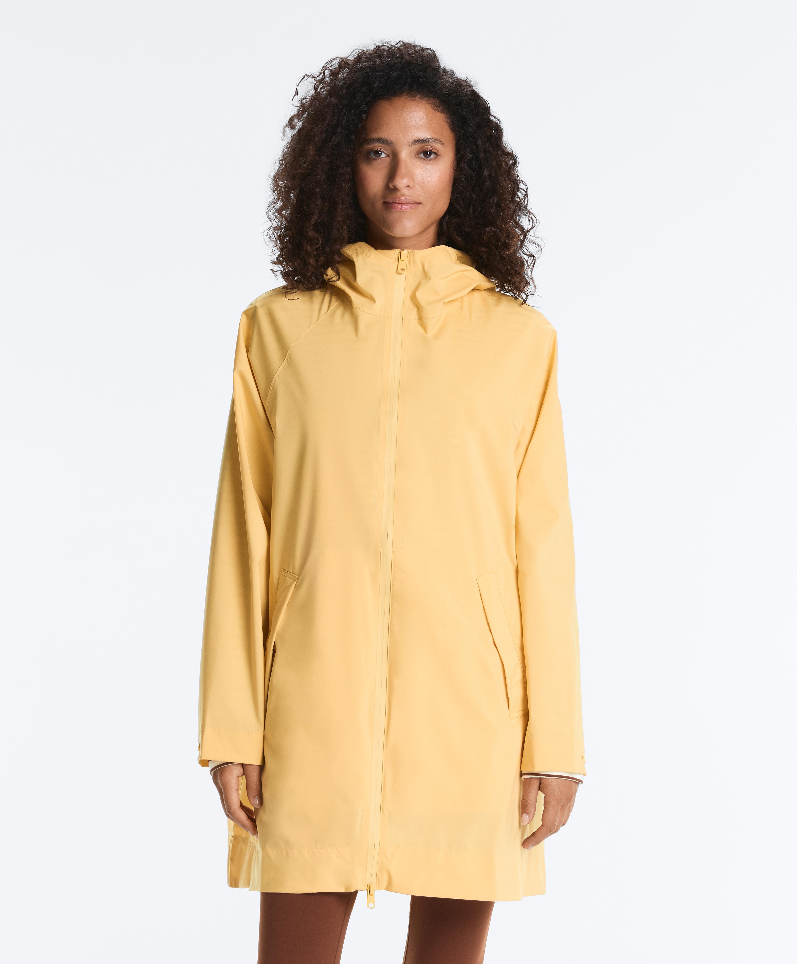 Packable super extra lightweight 10k waterproof jacket — MID-YELLOW