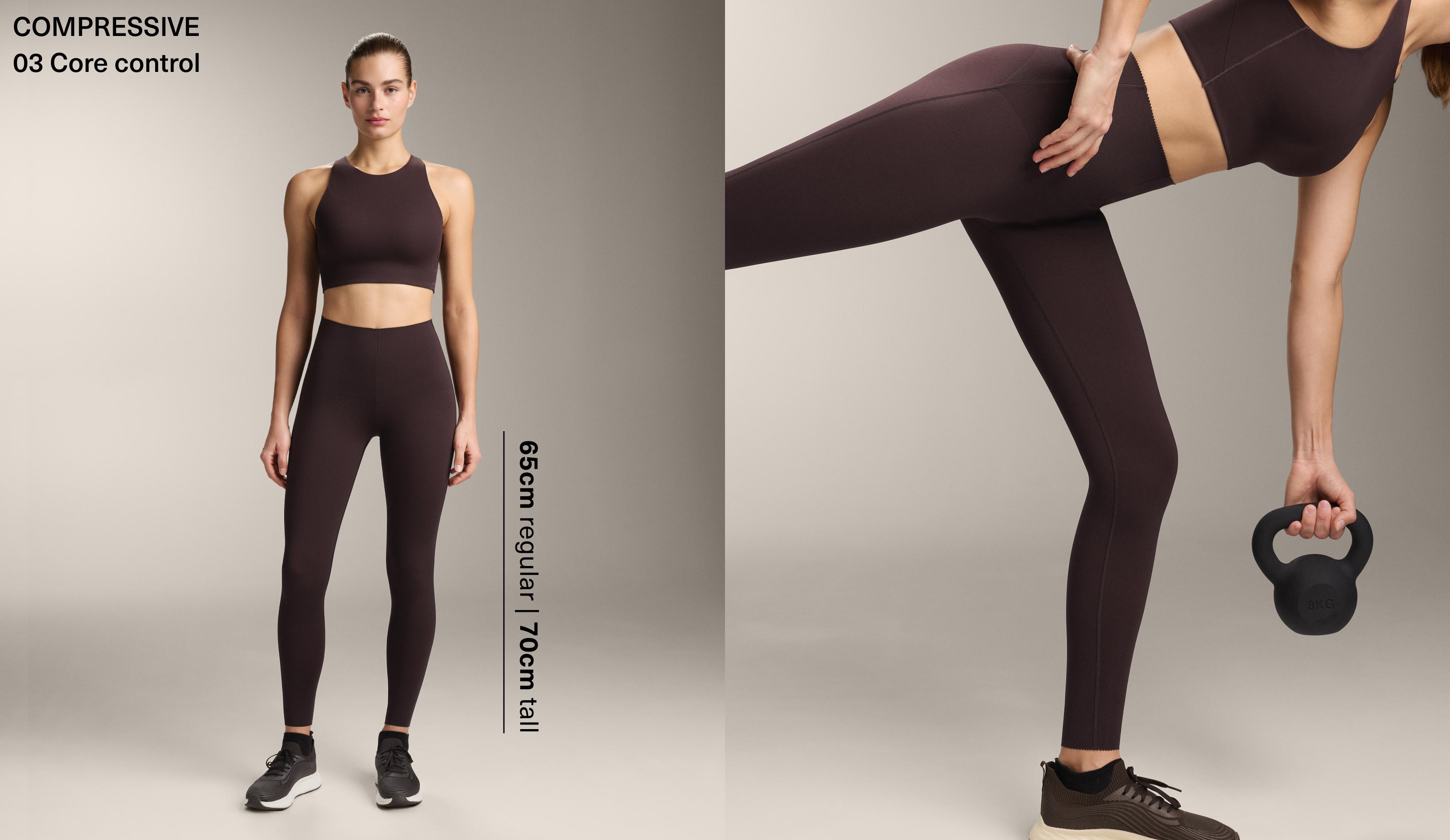 Legginsy do kostek high rise Compressive core control Legginsy do kostek high rise Compressive core control