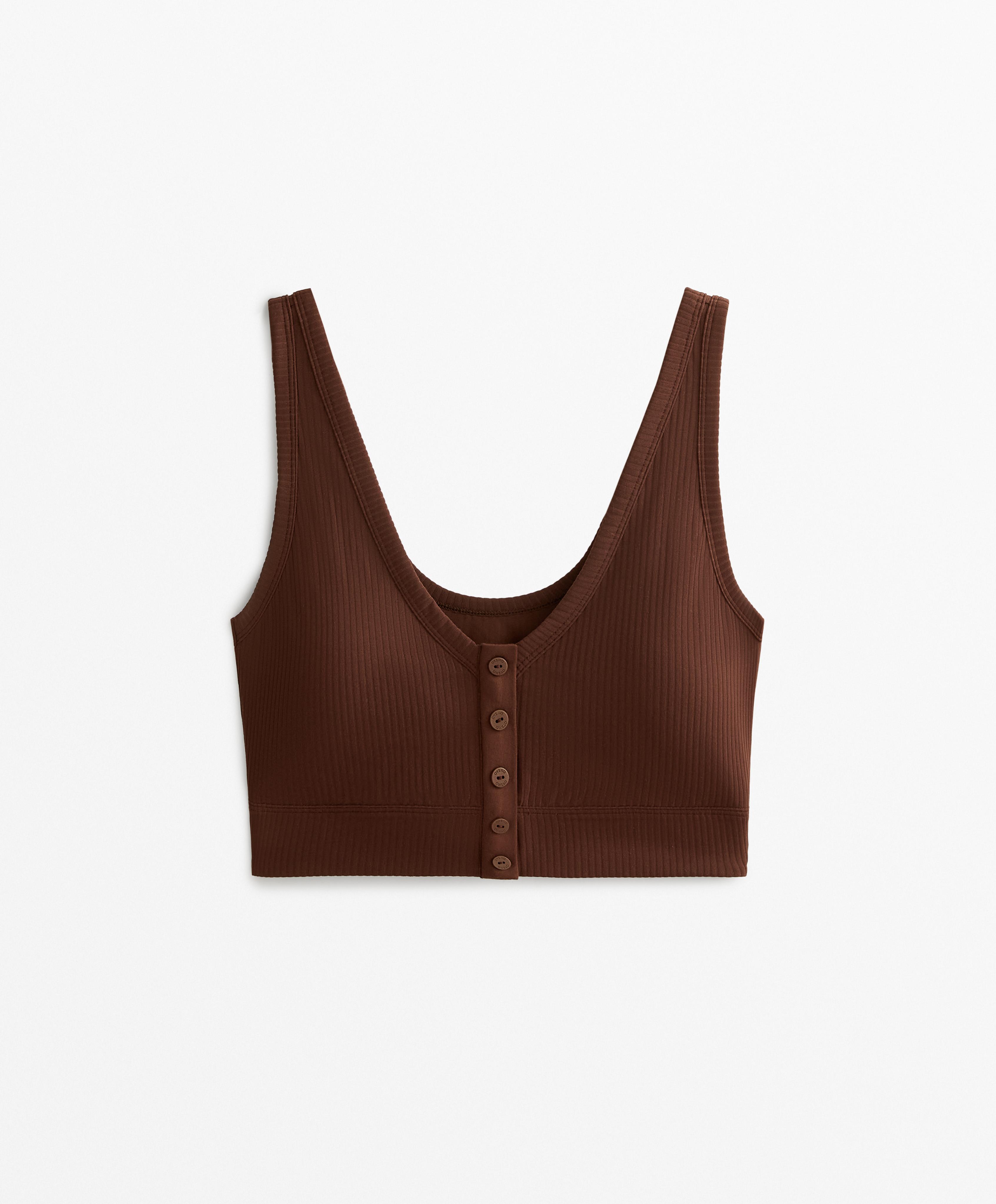 Top Comfortlux rib panadero espalda abierta