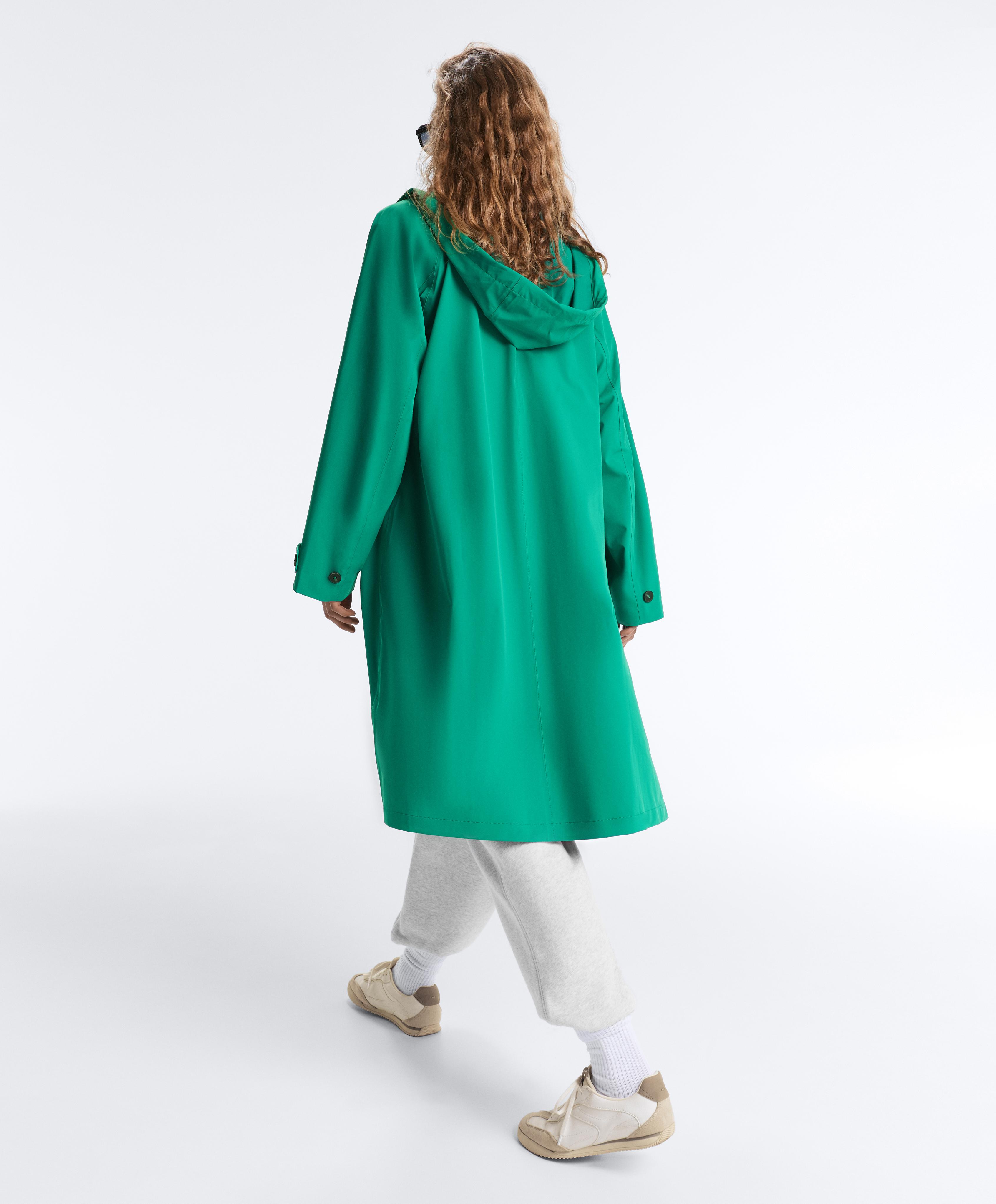 Midi extra lightweight 10k waterproof jacket — EMERALD GREEN