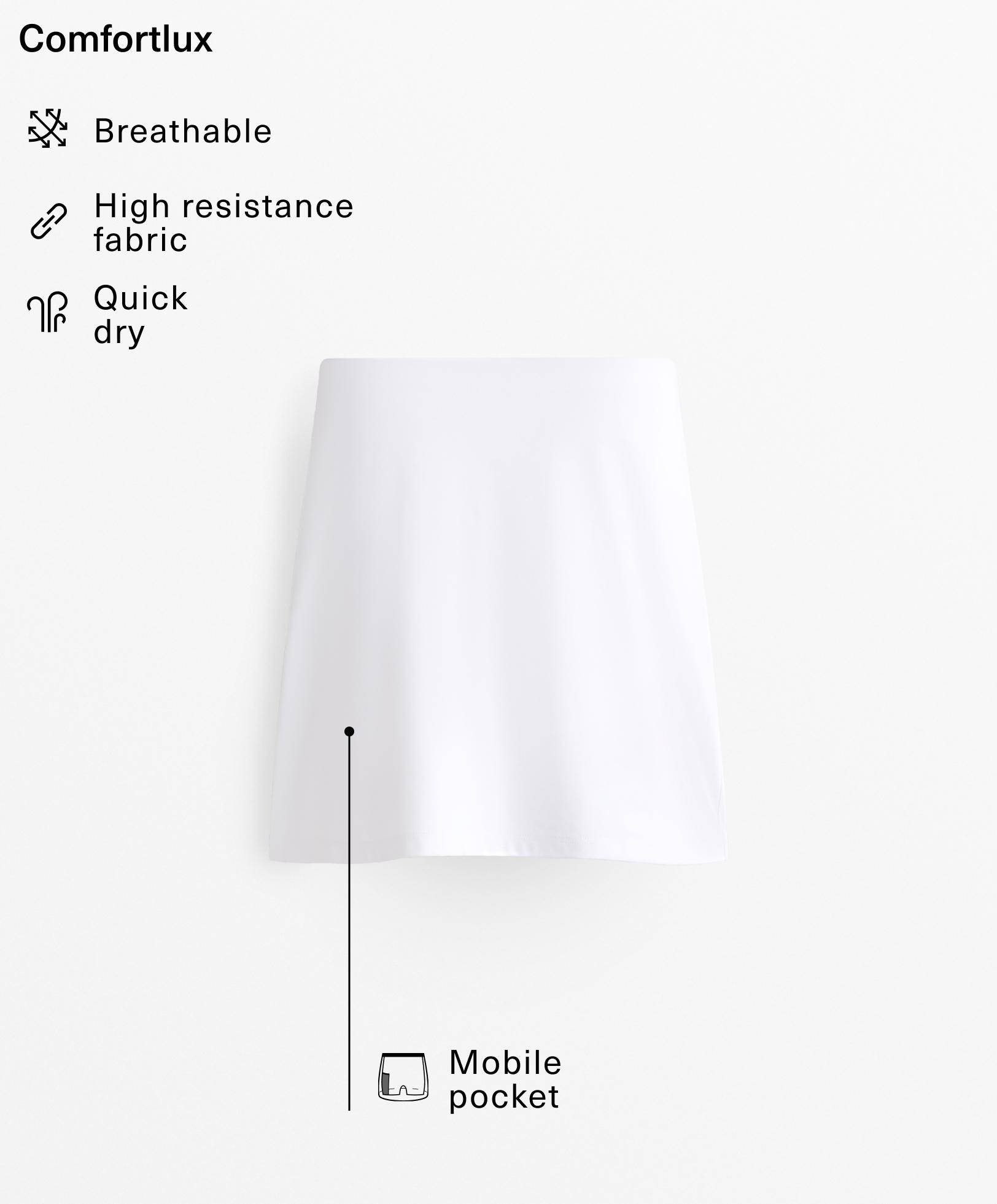 Jupe courte Comfortlux
