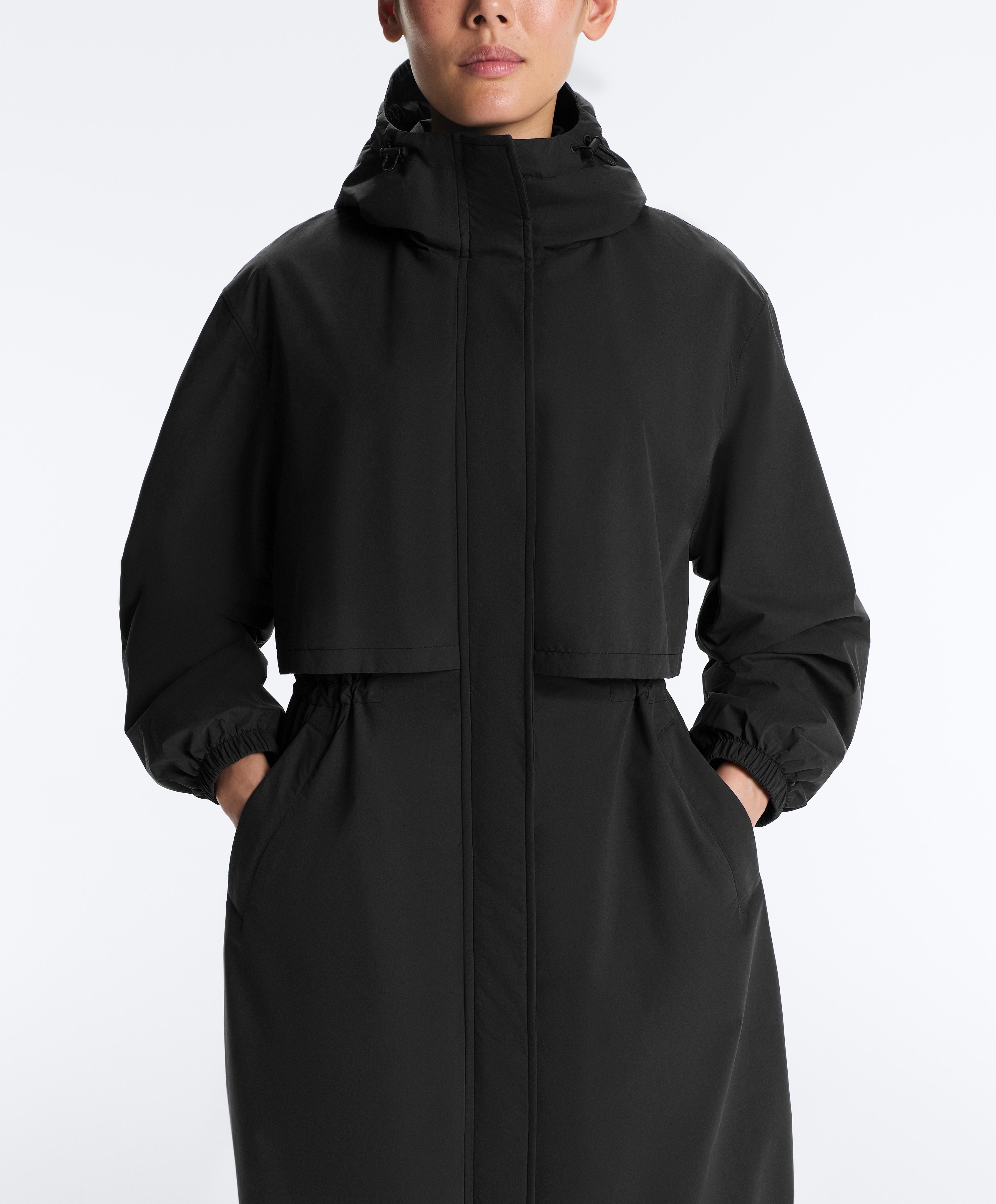 FELLEX® AEROGEL 10K waterproof long padded jacket — BLACK