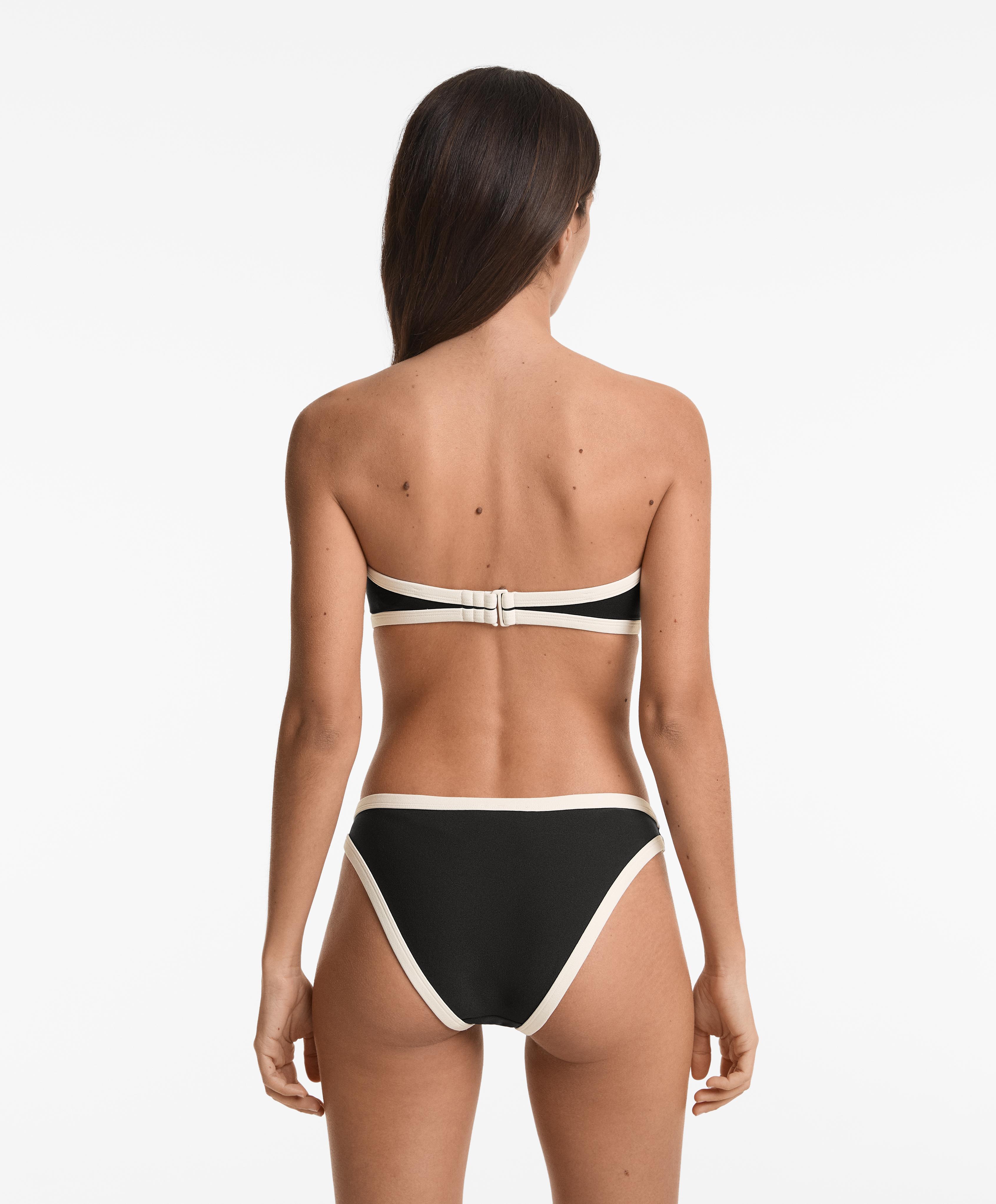 Oysho Swimwear Contrast Trim Bandeau Bikini - Main Image