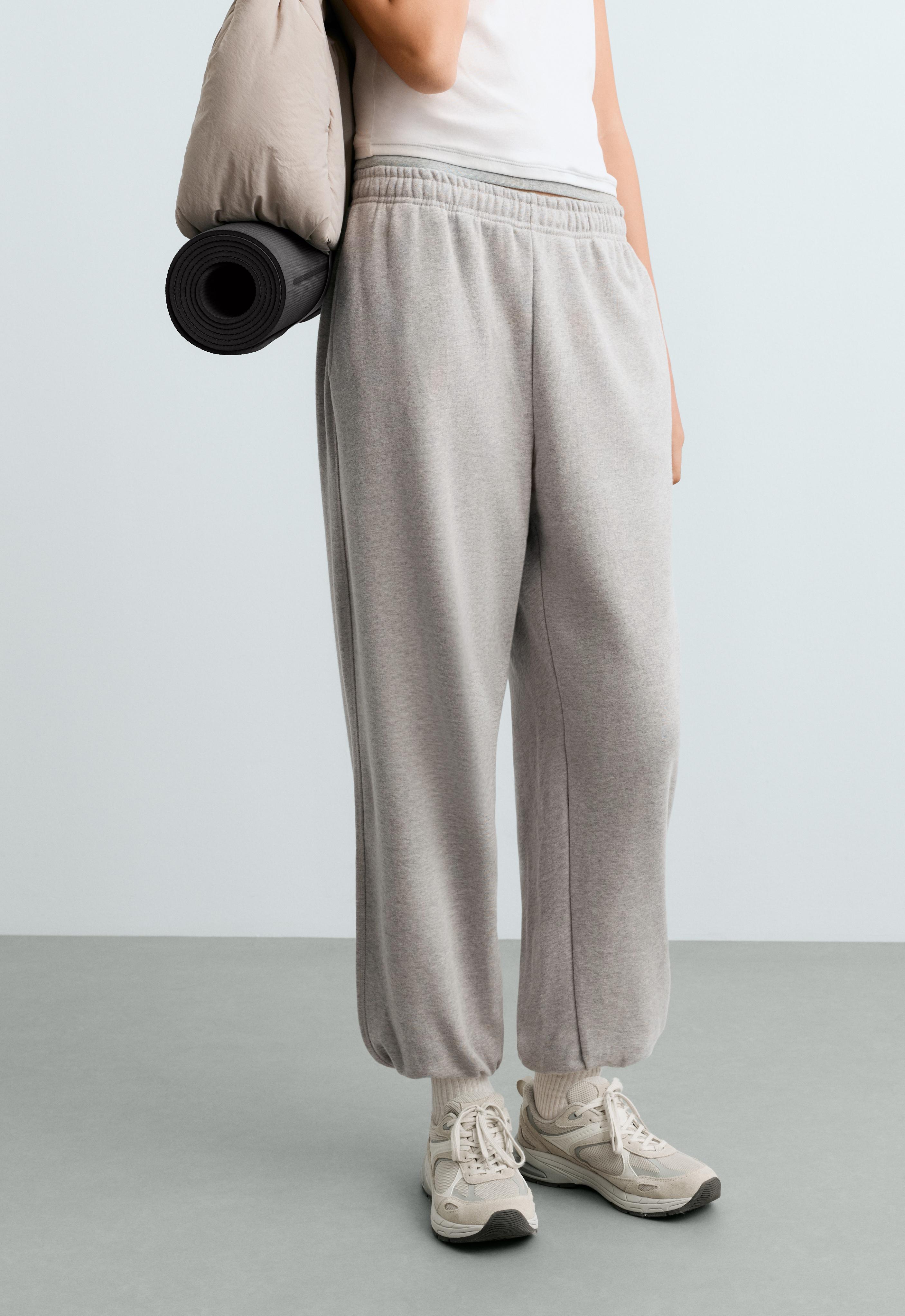 Marl fleece joggers
