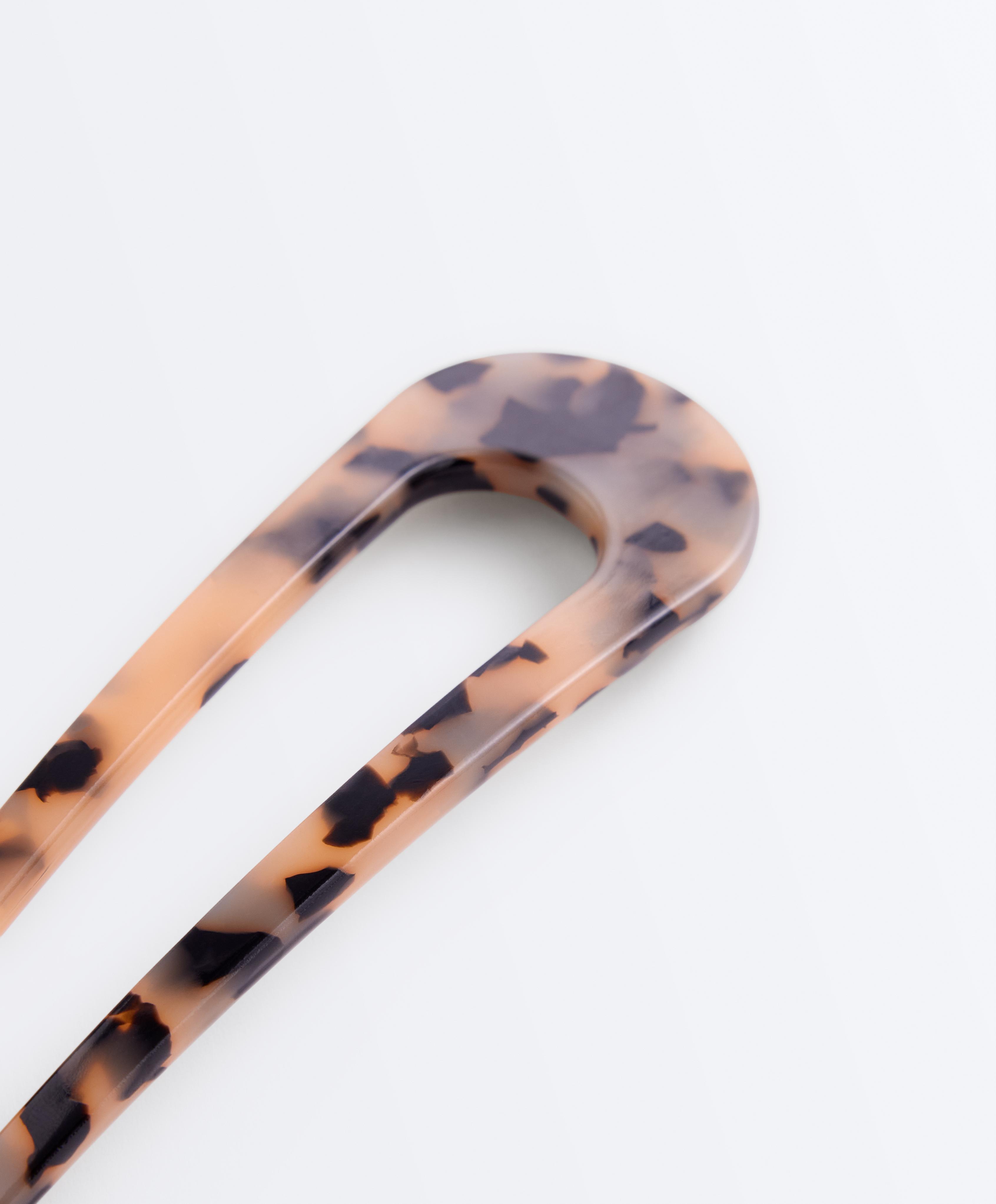 12cm hair slide — BLACK