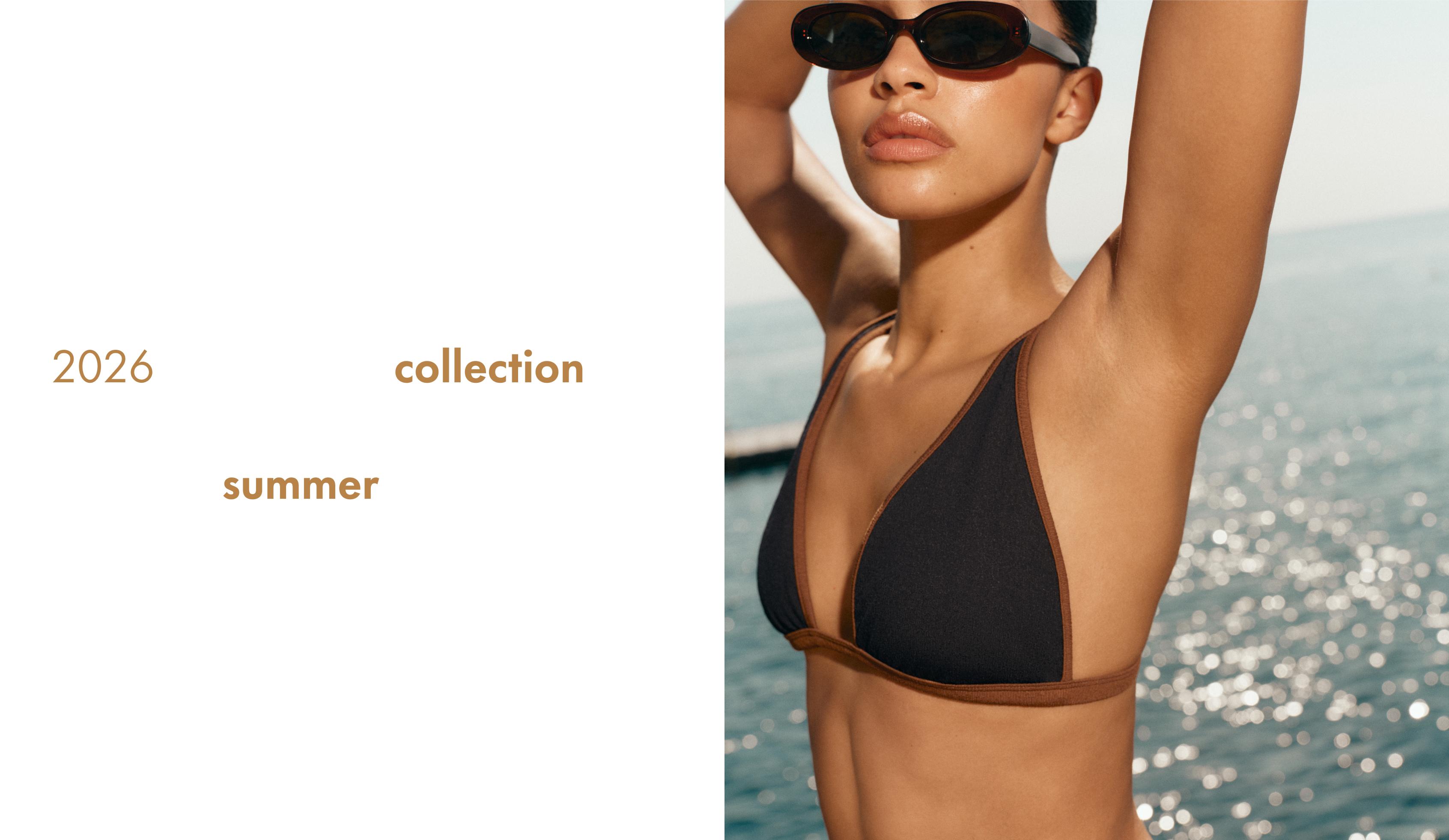 Contrast braid halterneck bikini — BLACK