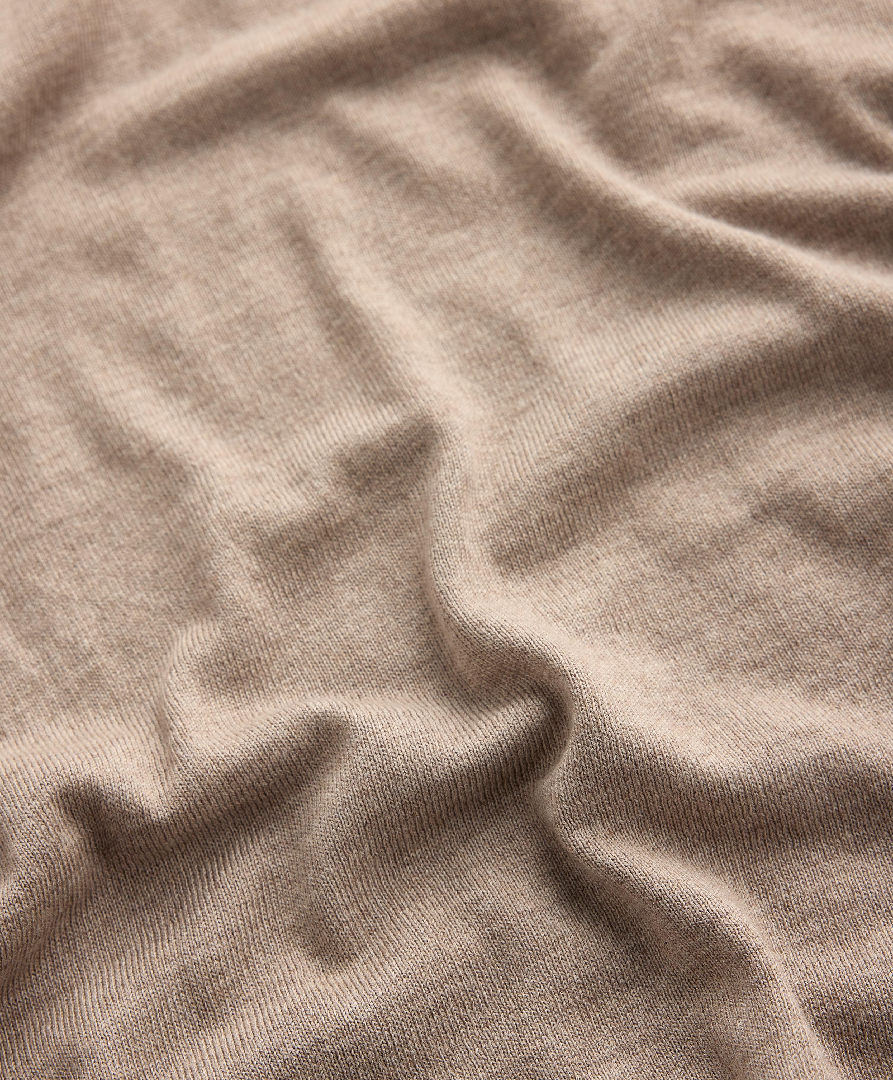 10% cashmere straight-leg knit trousers