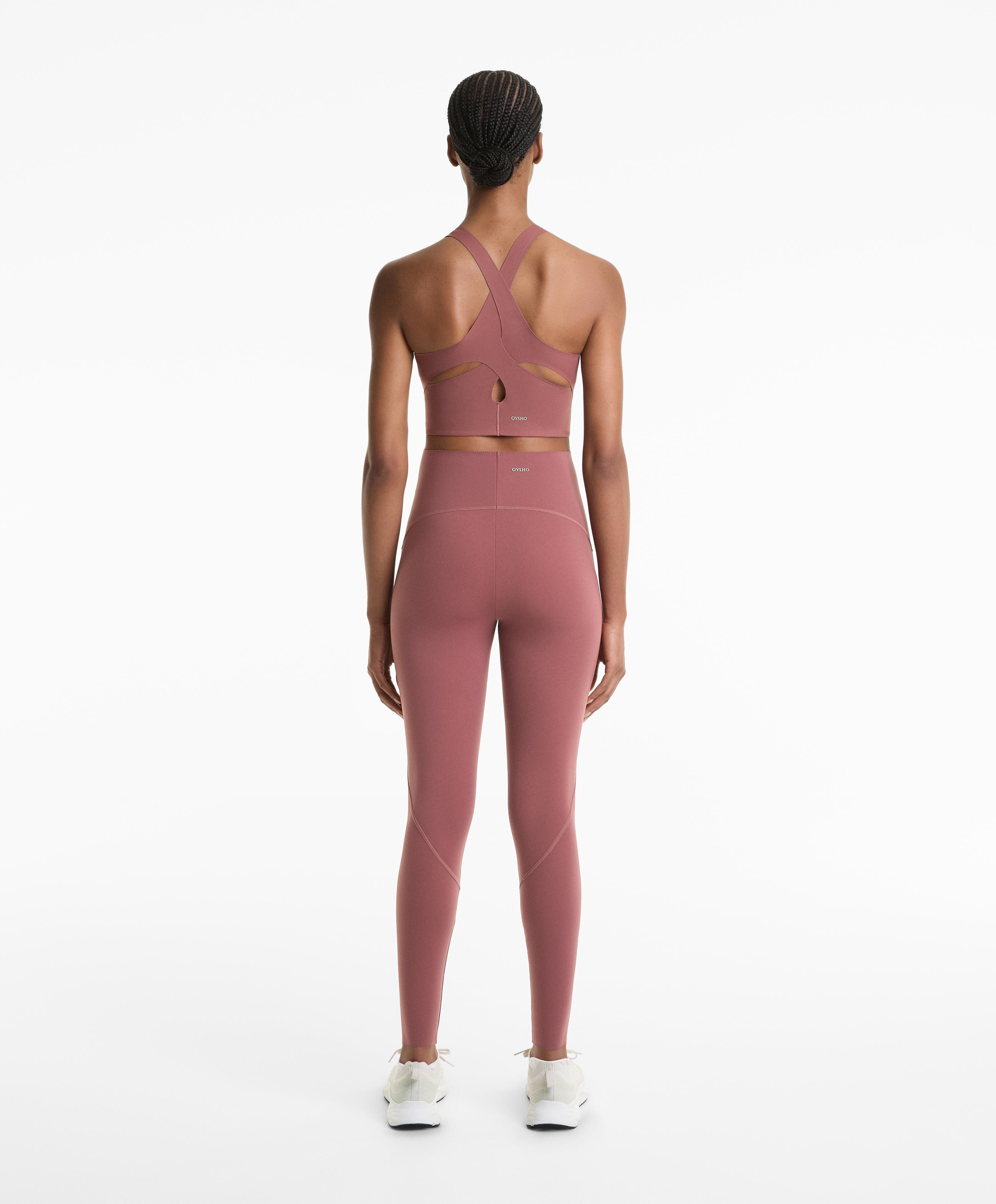 Total look kompresijski bazični tamnoružičasti - Sniženja