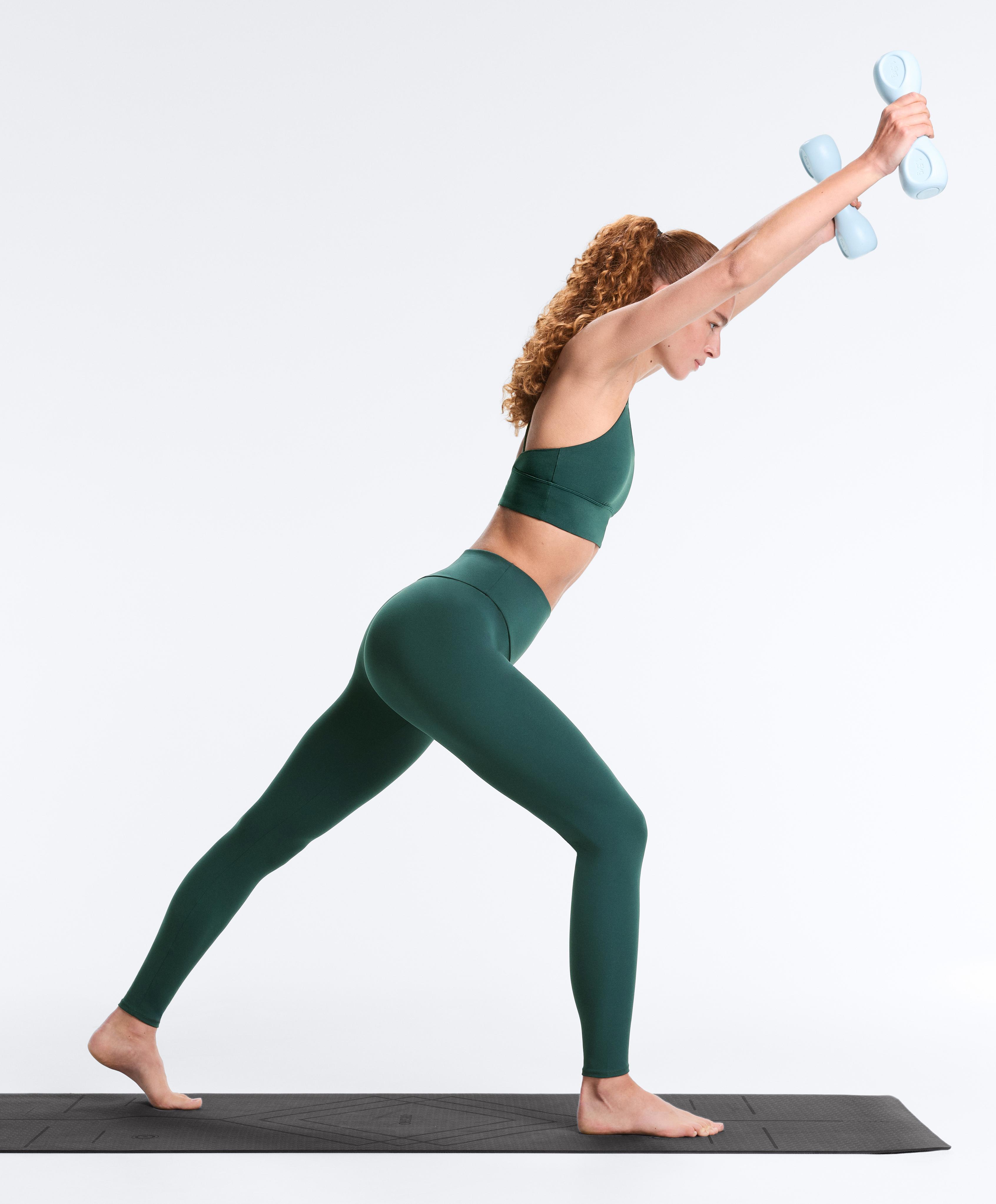 Medium-support Comfortlux sports bra with cups — BOTTLE