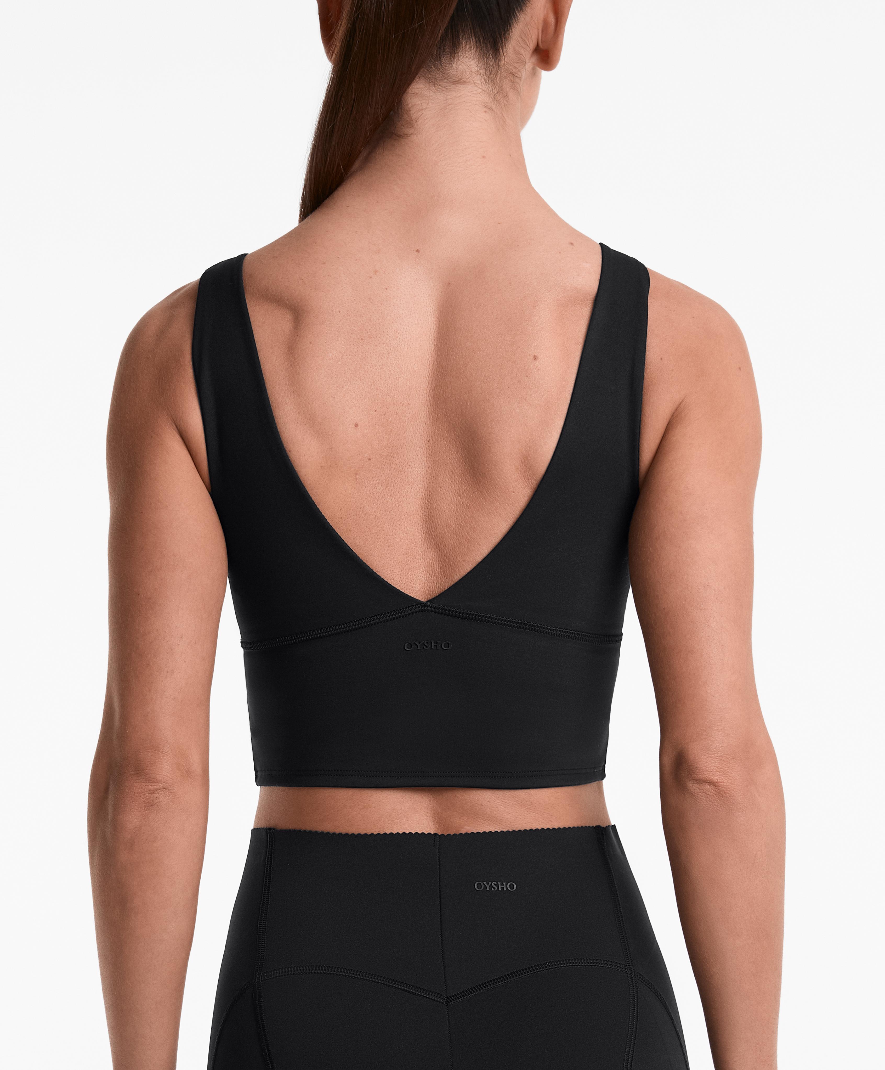 Extra compressive V-neck tank top