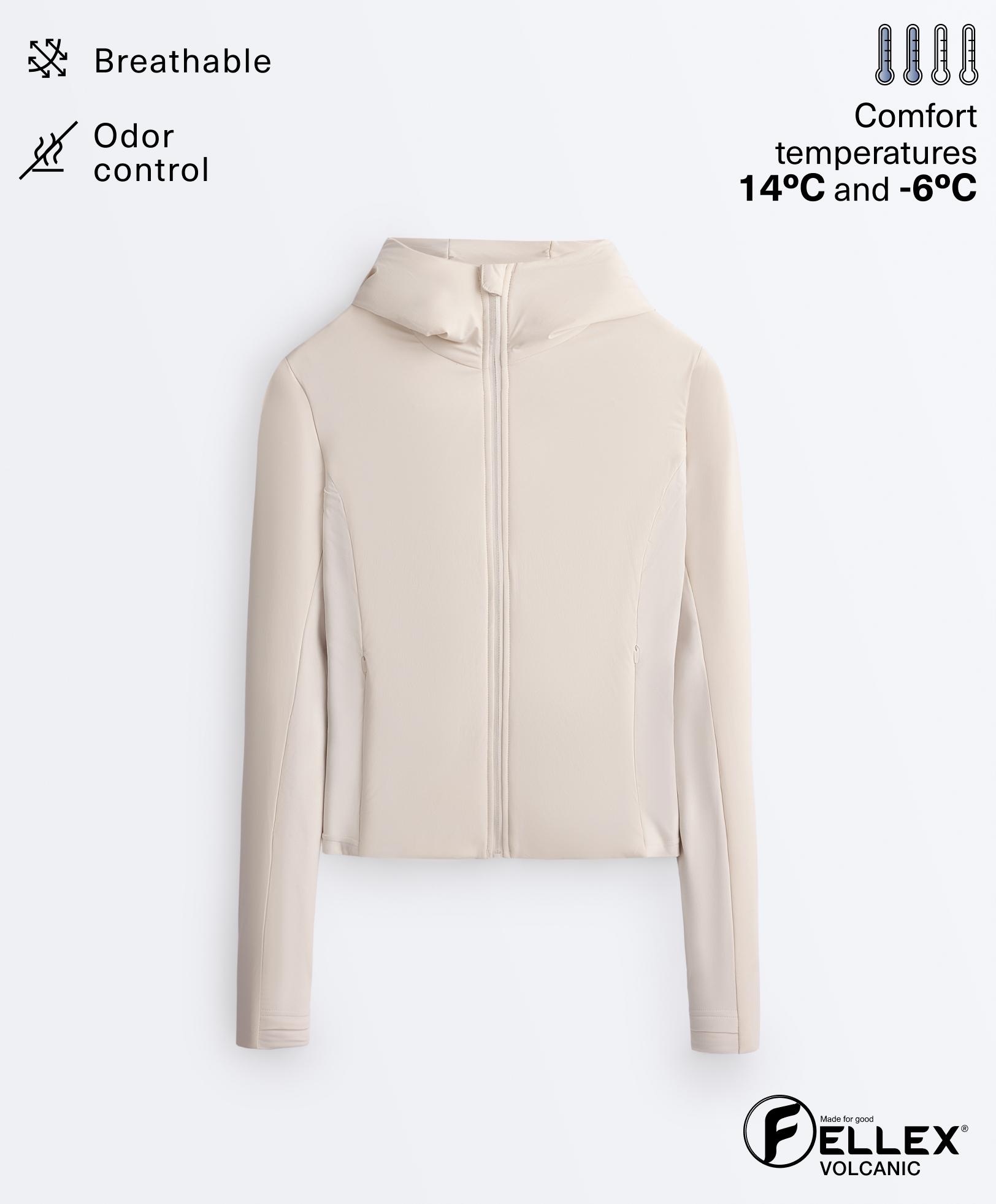 FELLEX® Volcanic technical padded jacket — SAND