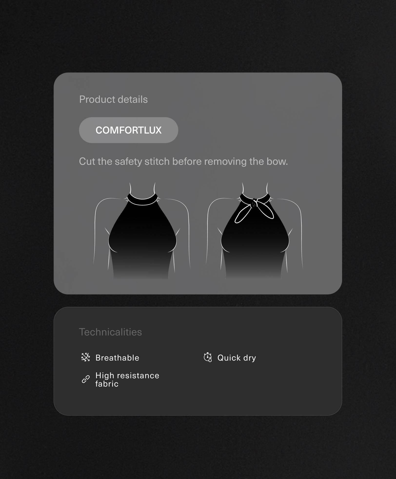 Comfortlux long jumpsuit with tie Comfortlux long jumpsuit with tie