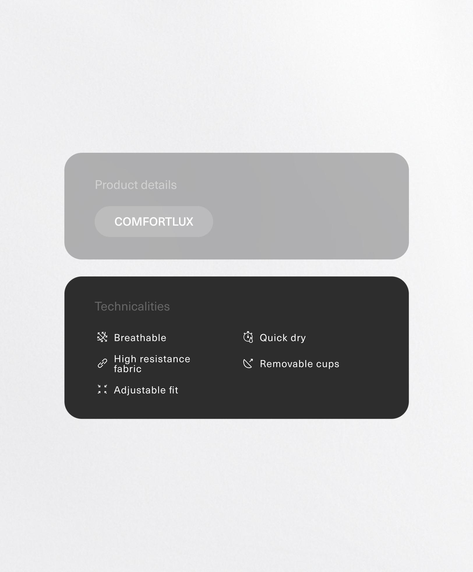 Tank top Comfortlux à bretelles réglables