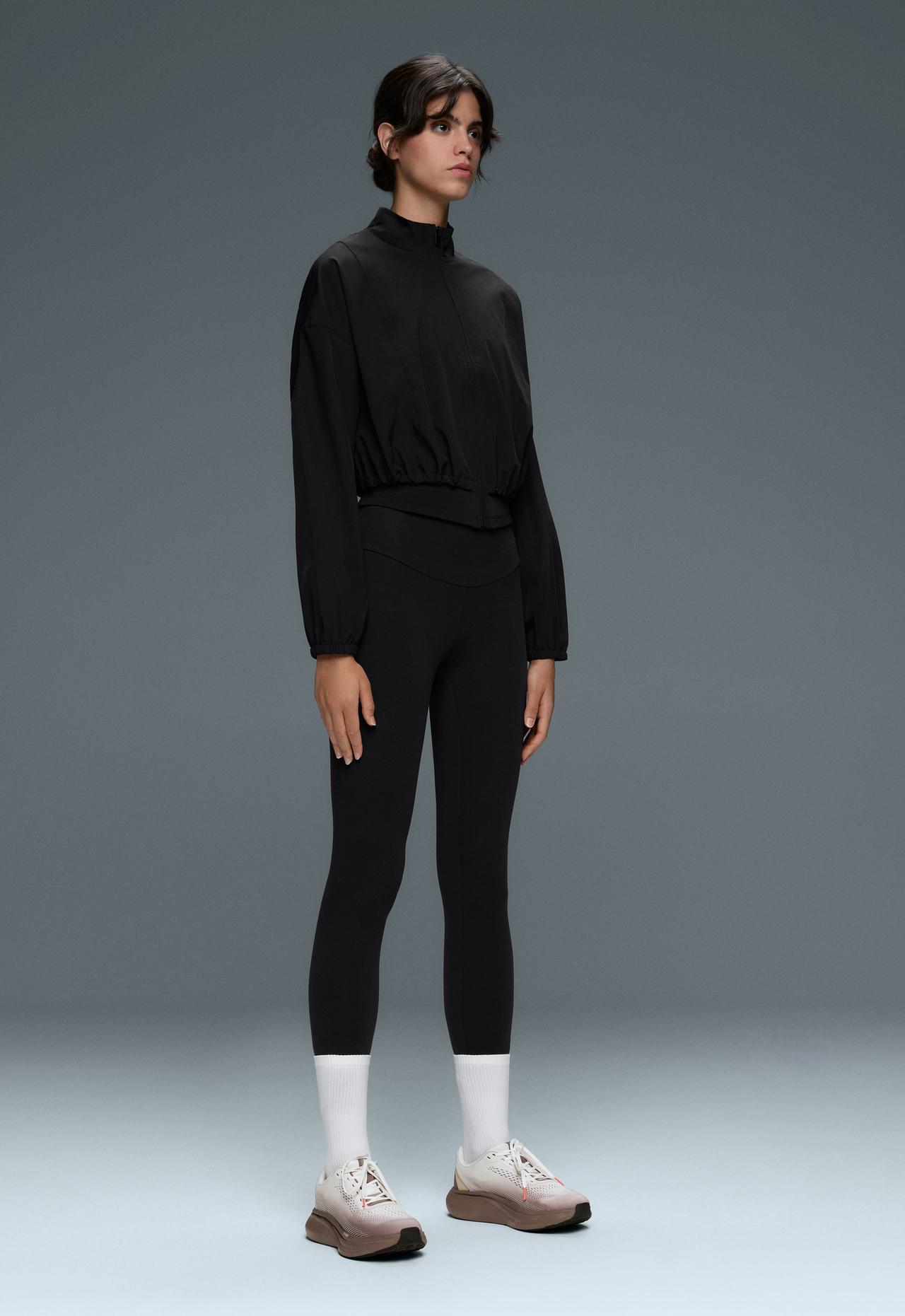 Double stretch technical jacket — BLACK