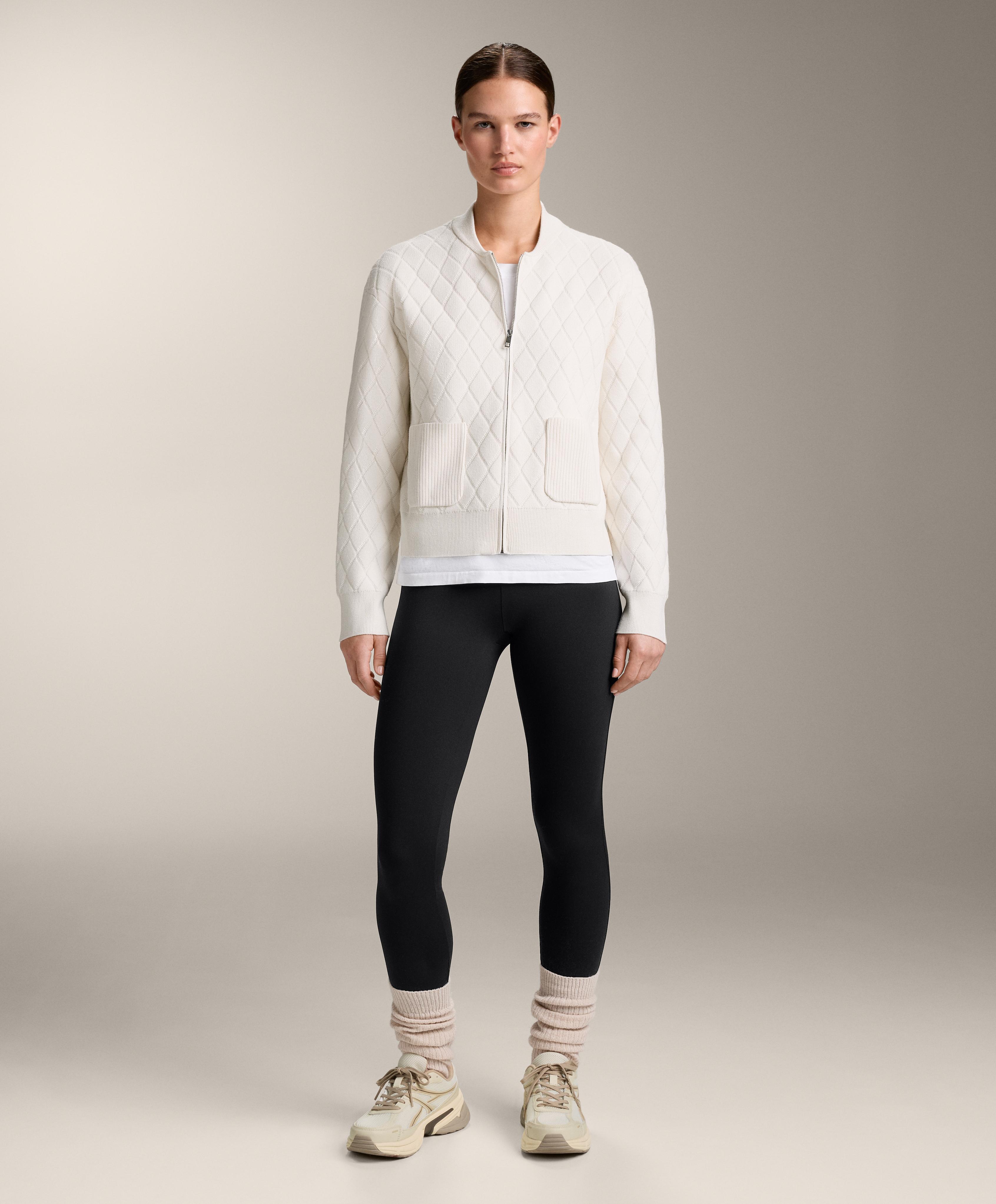 Veste en maille à losanges Veste en maille à losanges