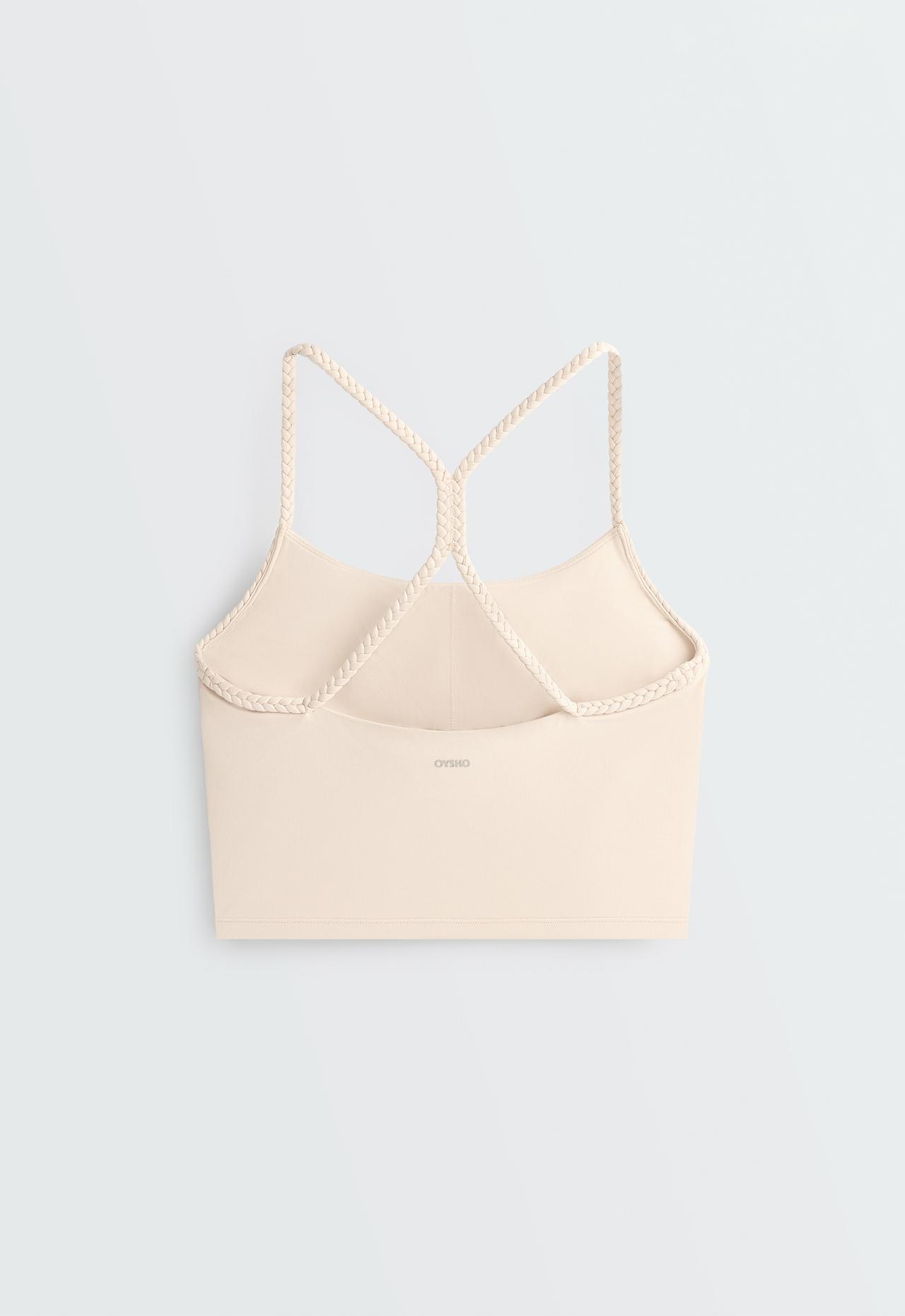 Comfortlux braided tank top — SAND