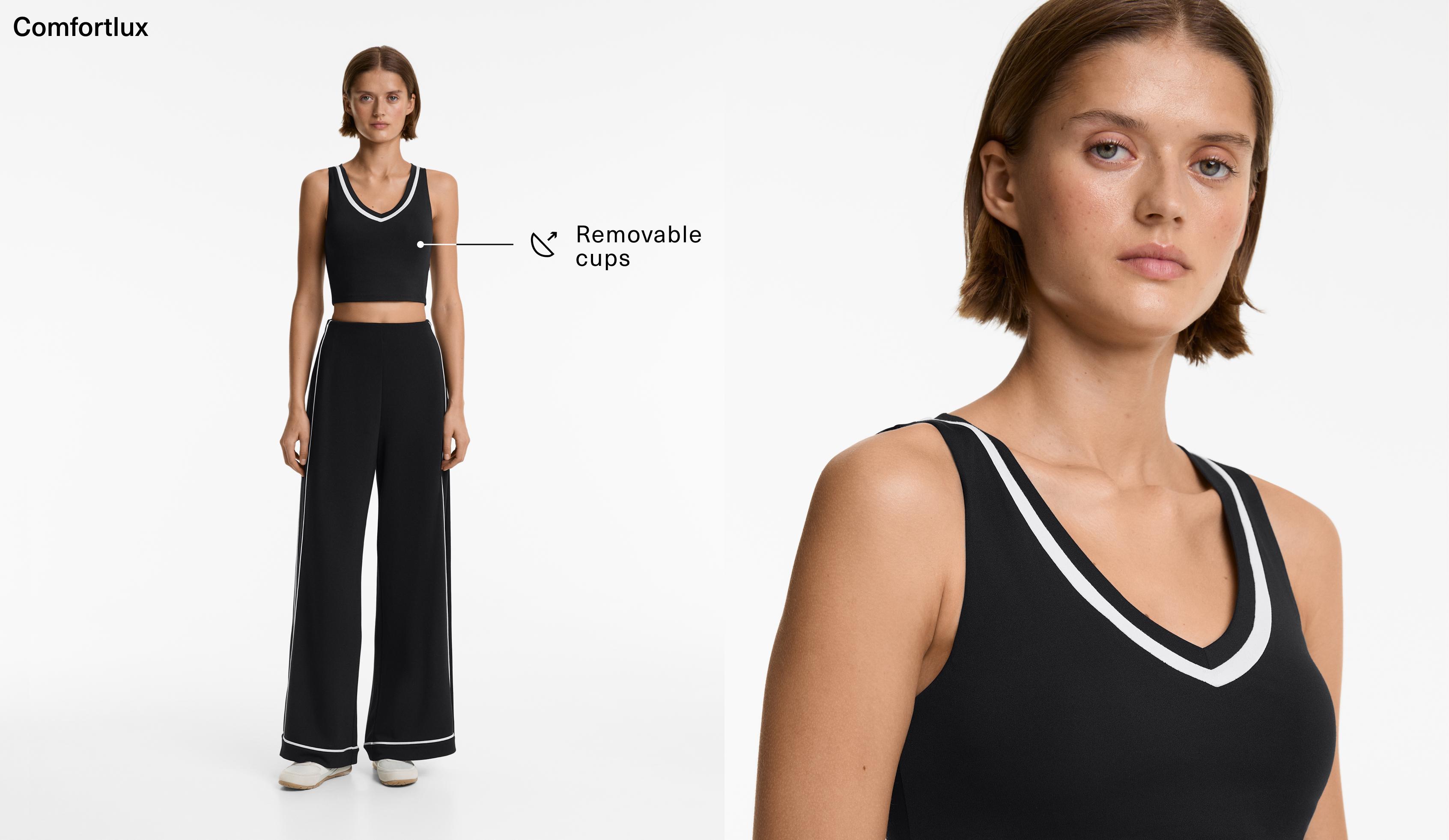 V-neck comfortlux tank top