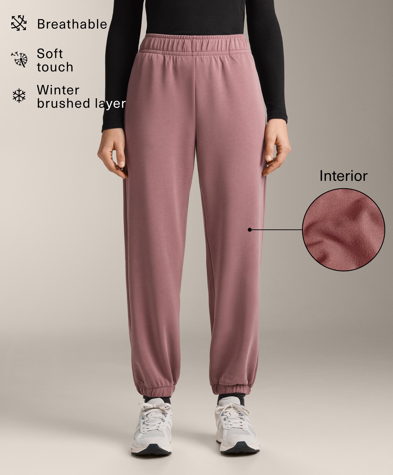 Pantalón jogger con modal brushed