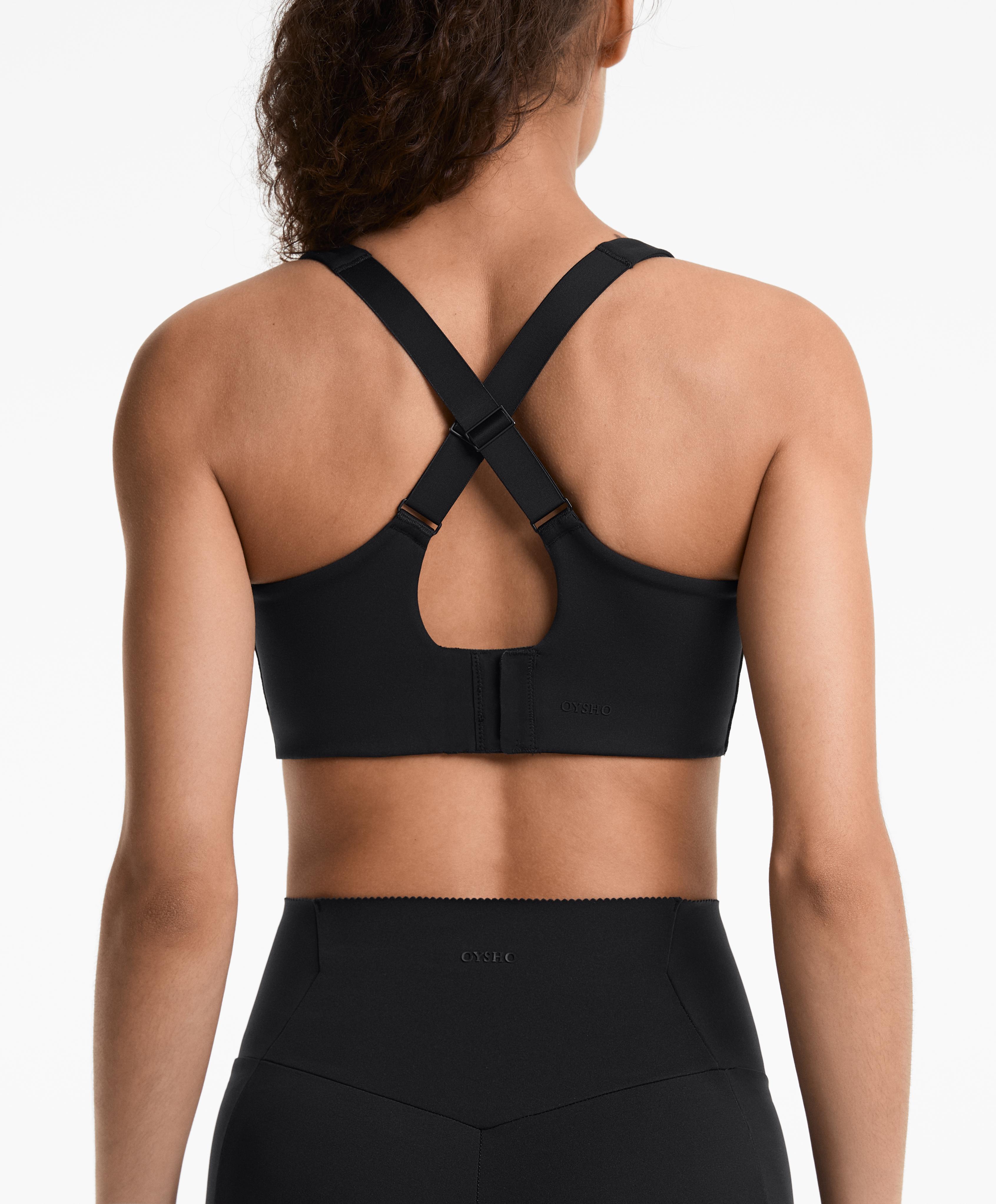 Sujetador deportivo Compressive espalda cruzada sujeción alta