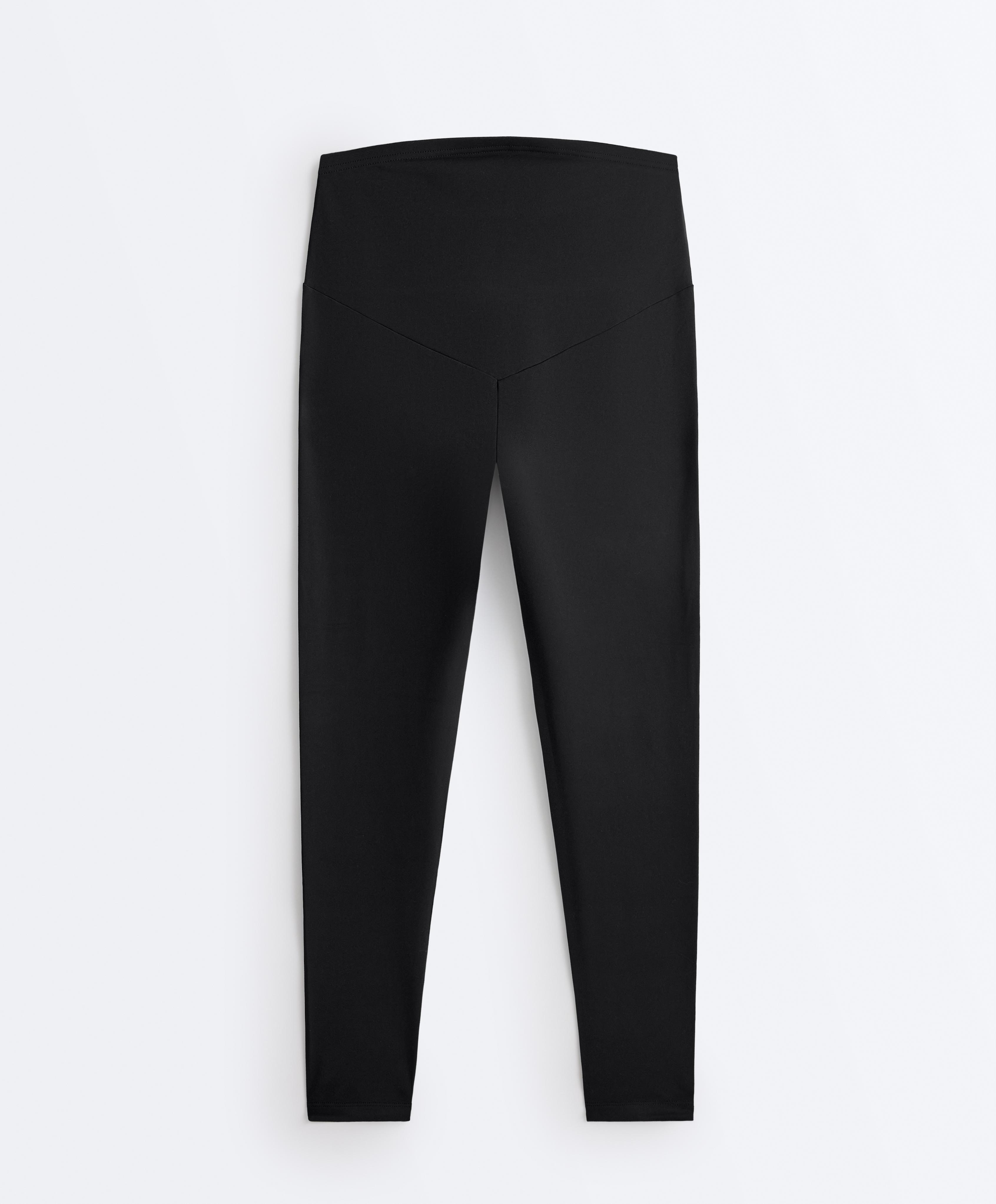 Comfortlux maternity leggings — BLACK