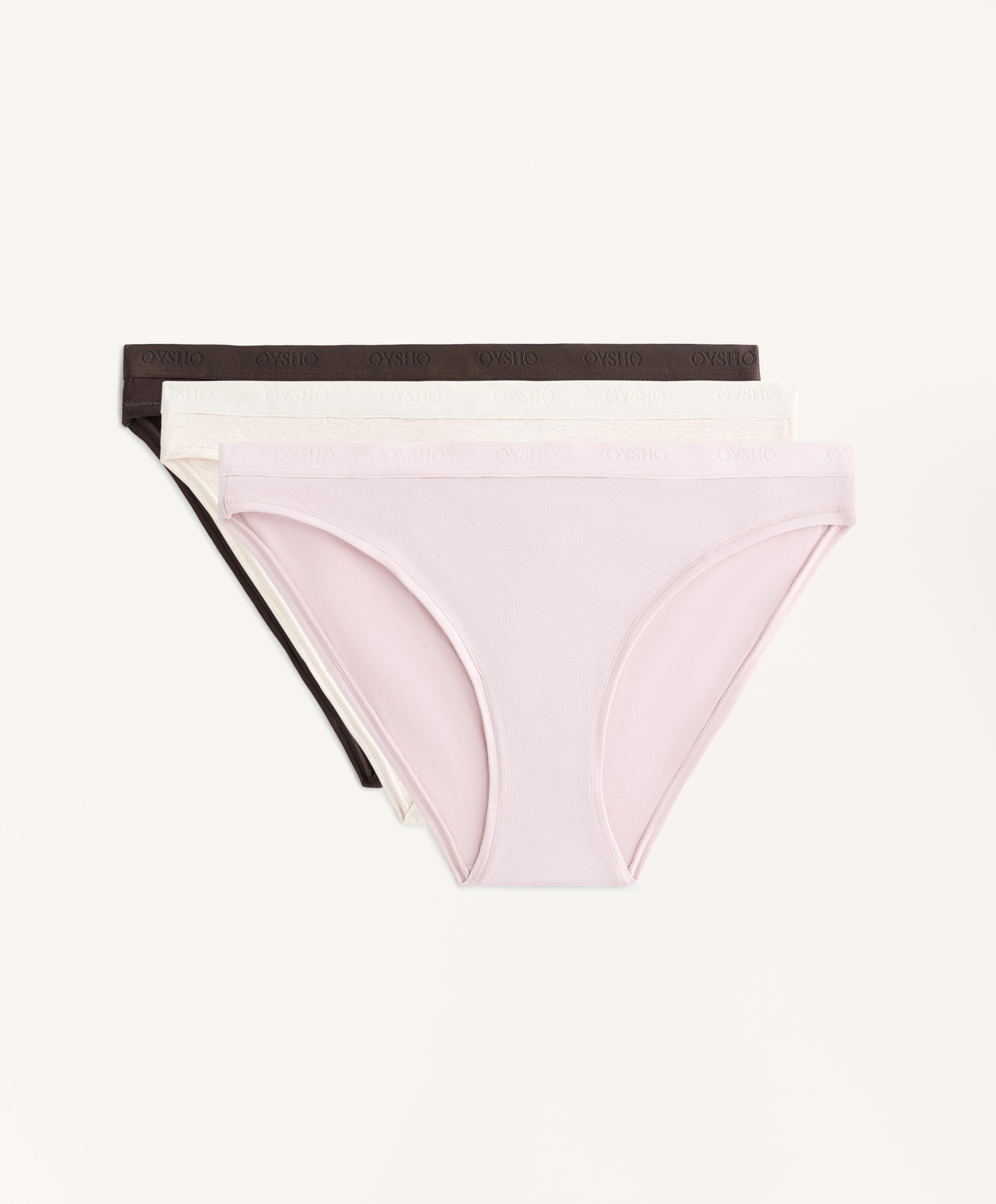 3 classic cotton blend briefs with logo