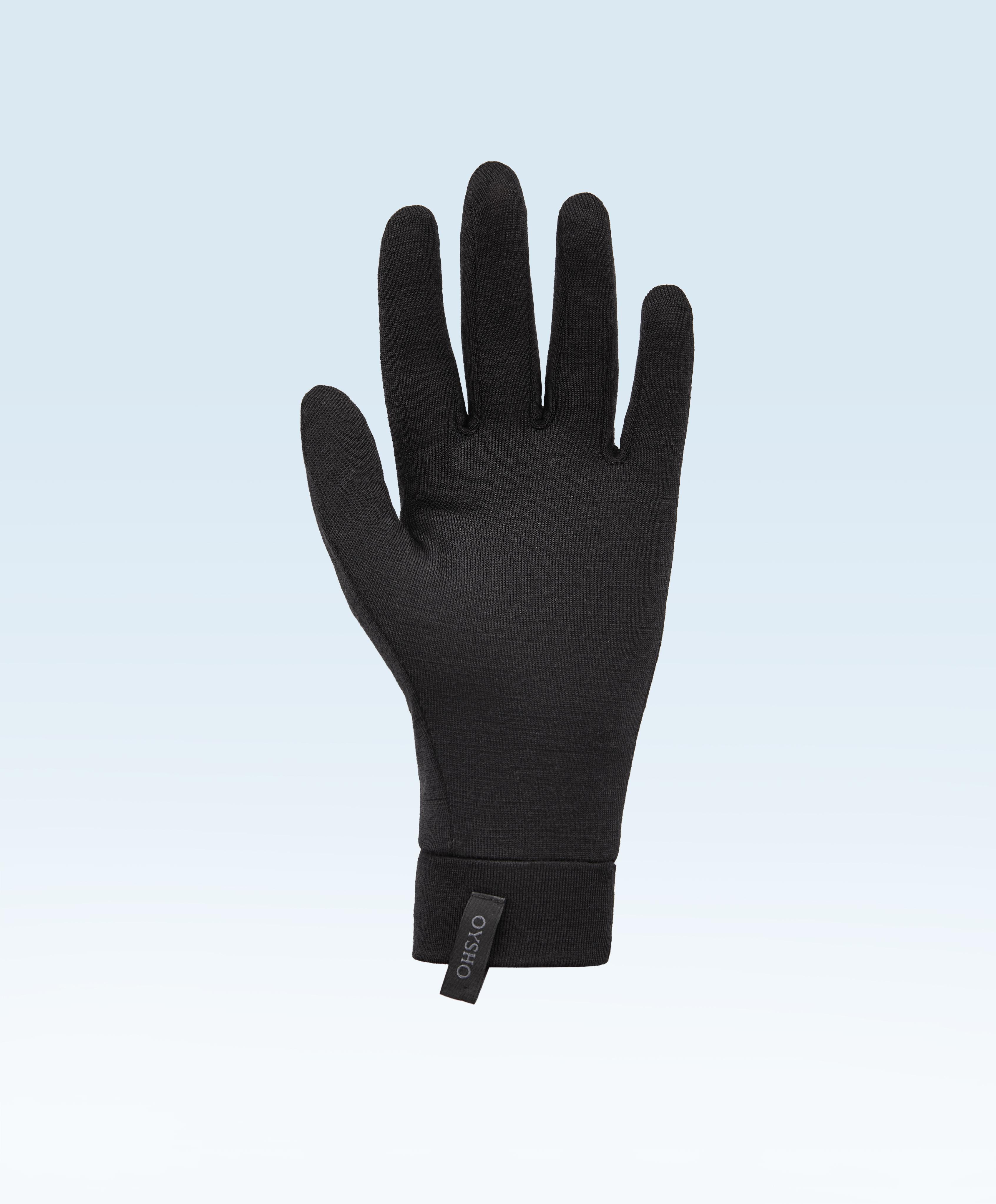 Merino wool blend gloves