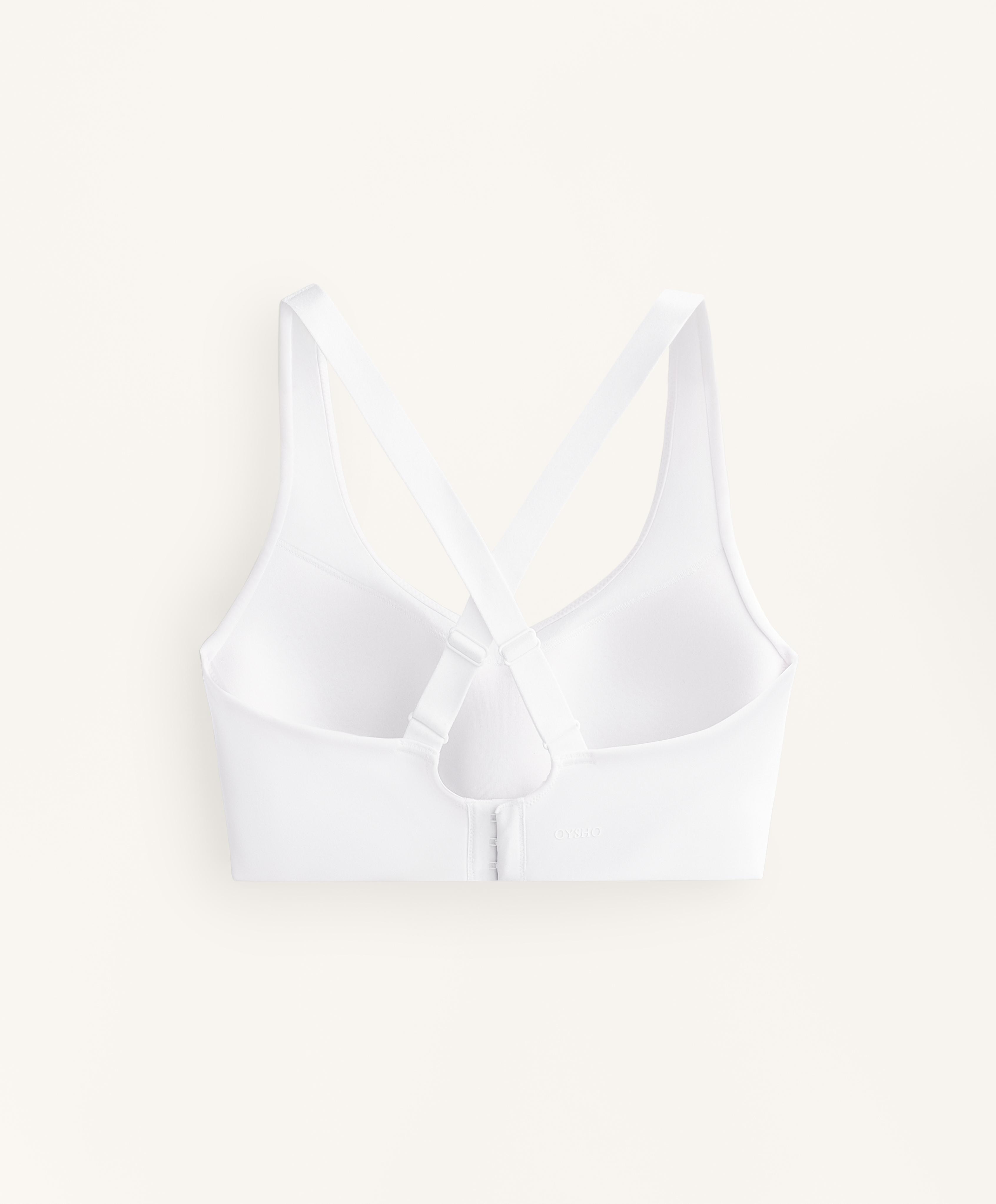 Firm support compressive sports bra
