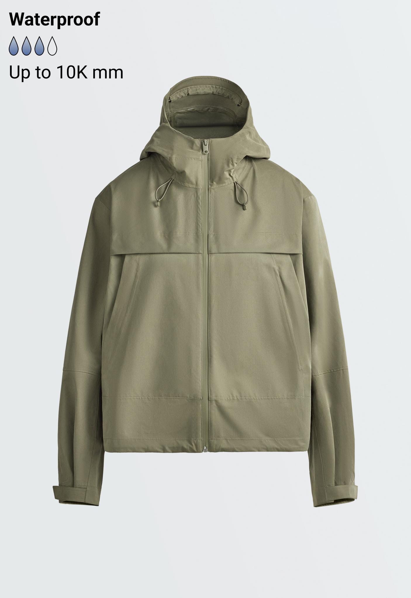 Chaqueta técnica impermeable 10k corta