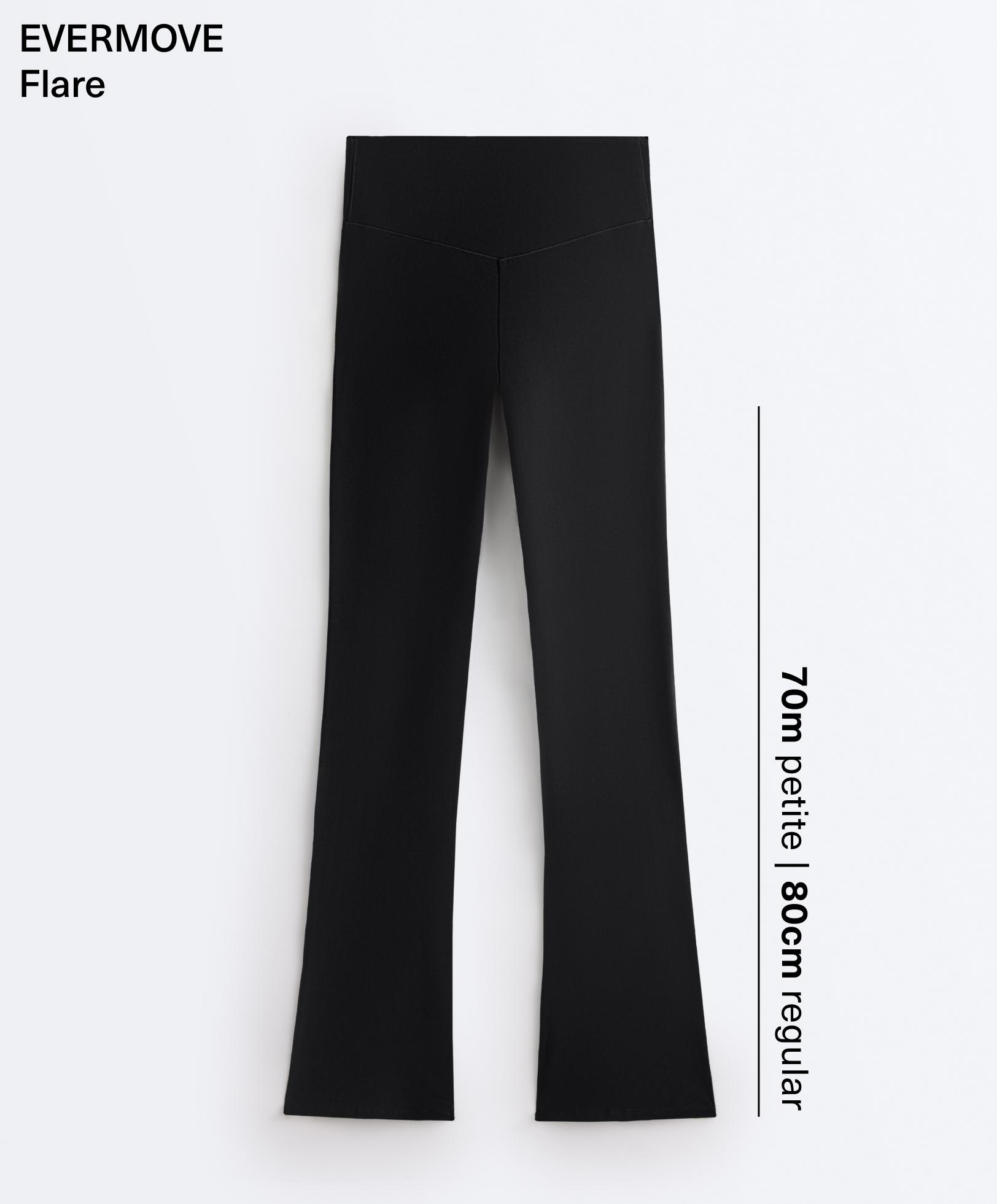 Evermove high rise flare trousers