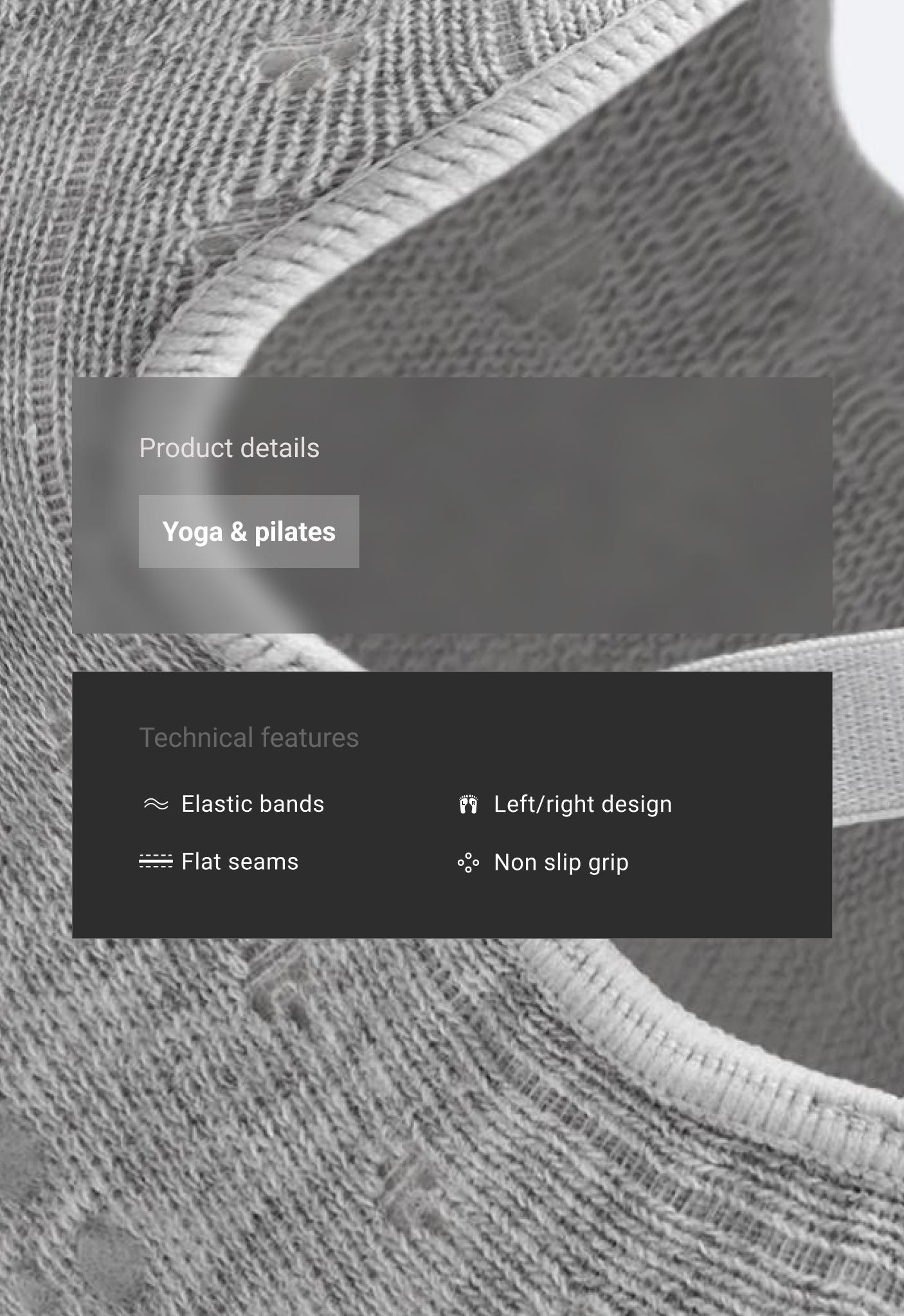 2 ζευγάρια κάλτσες yoga και pilates με χιαστί κορδέλες