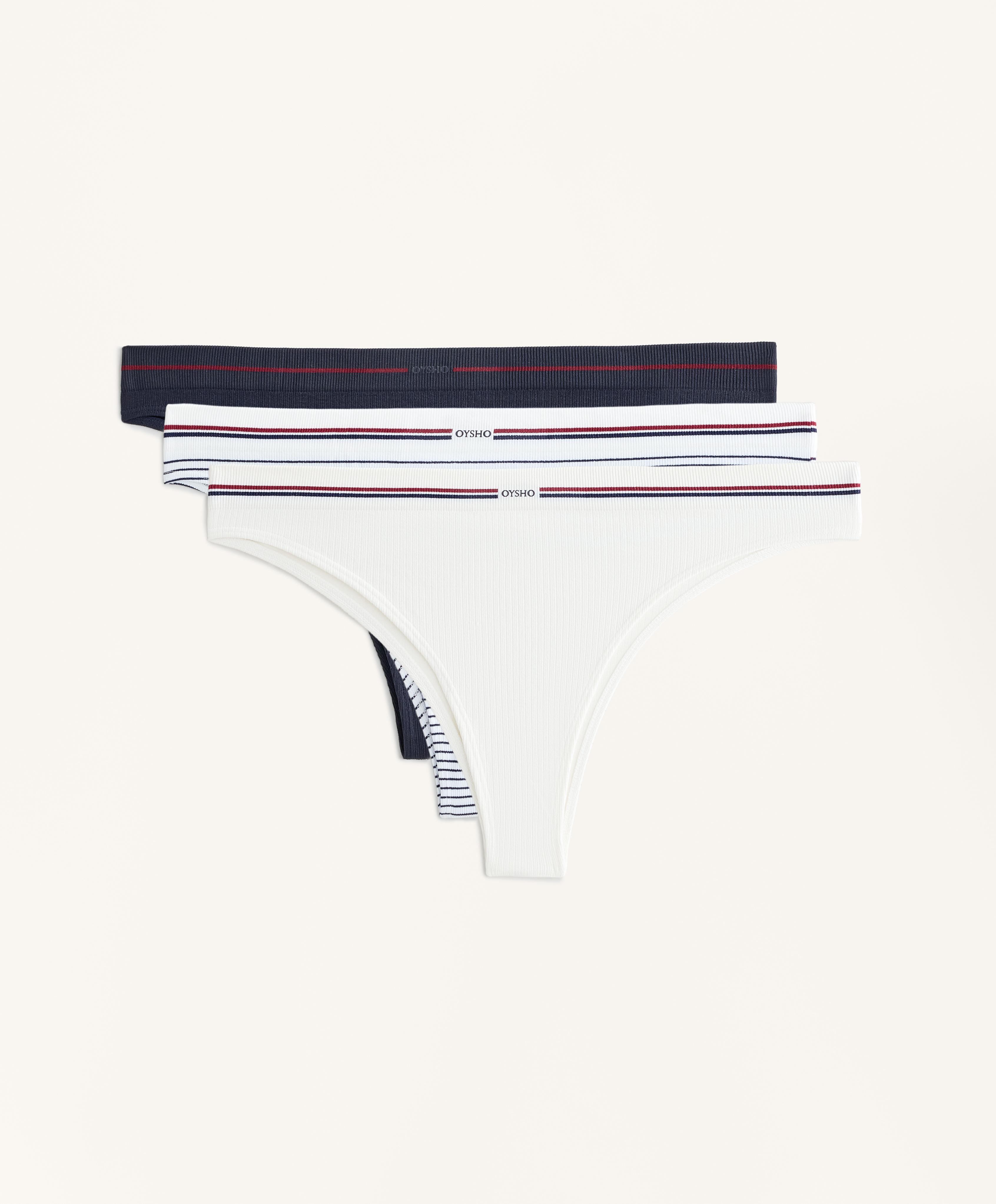 3 seamless soft touch Brazilian briefs