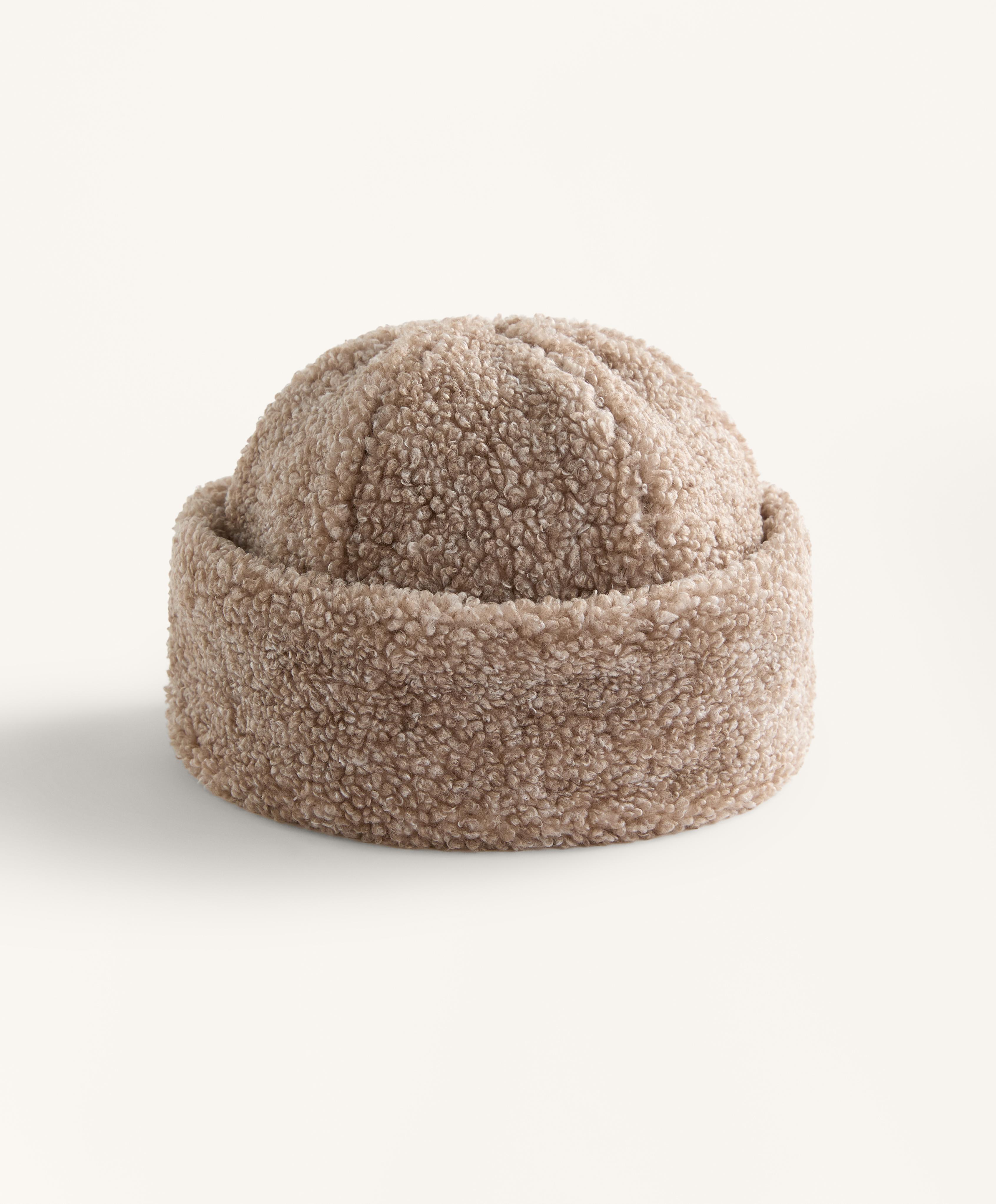 Bonnet imitation peau de mouton