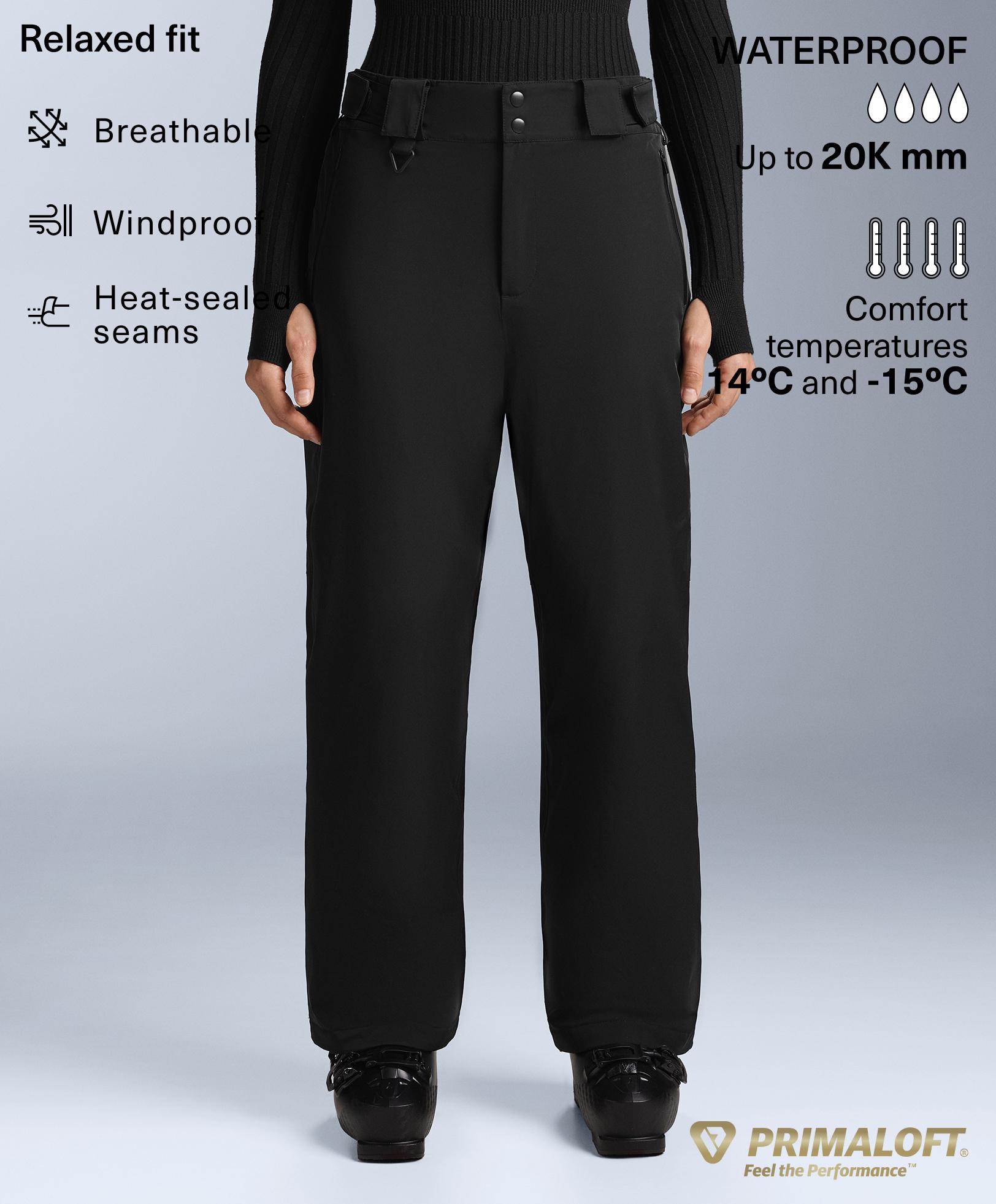 Wodoodporne spodnie proste o kroju relaxed Primaloft® Feel the Performance TM SKI - Wyprzedaż