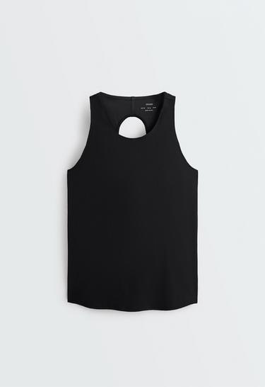 Comfortlux cross-back T-shirt — BLACK 7