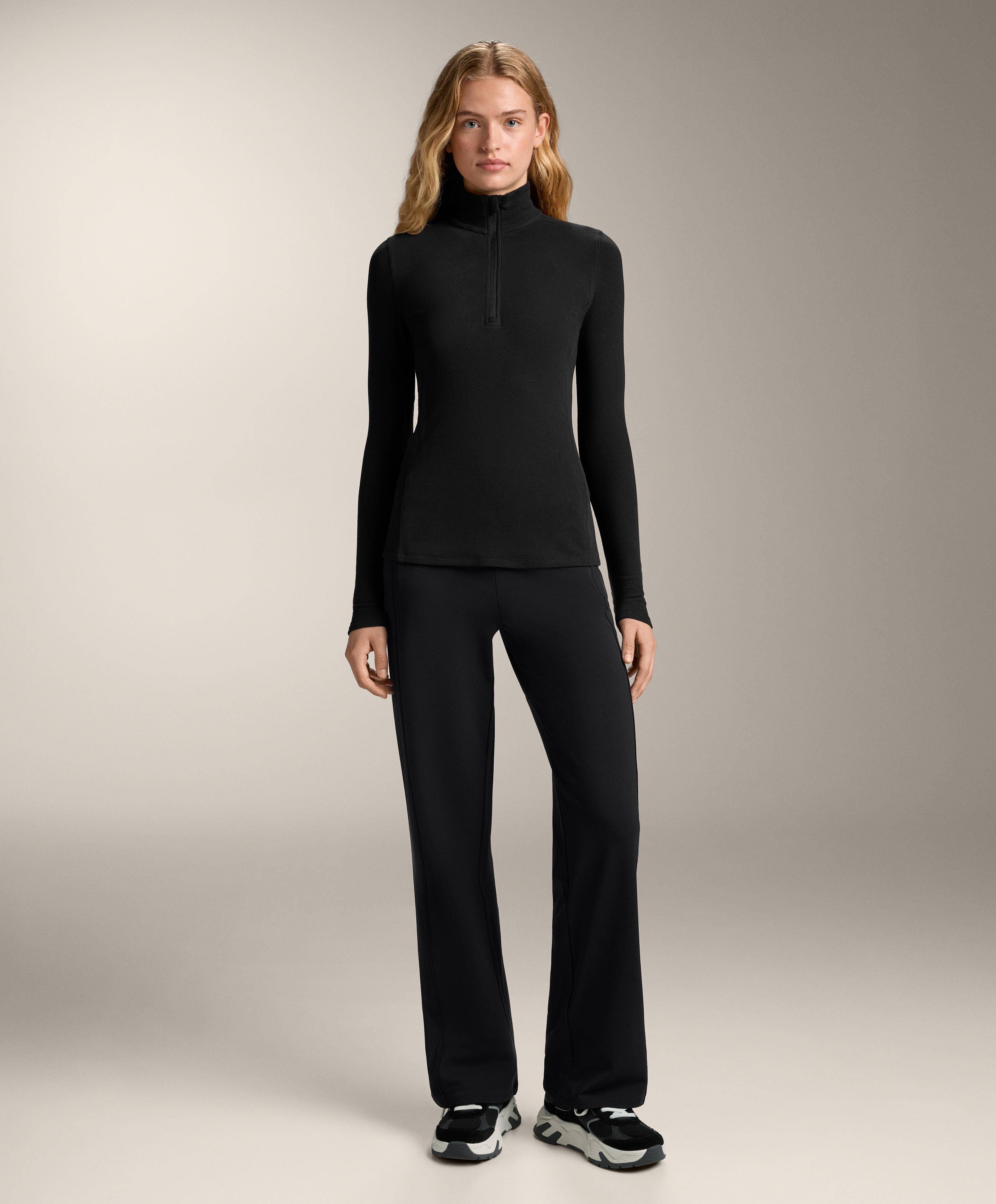 تيشيرت حراري بطبقة أساسية صوفية بسحاب نصفي - تنزيلات تيشيرت حراري بطبقة أساسية صوفية بسحاب نصفي - تنزيلات