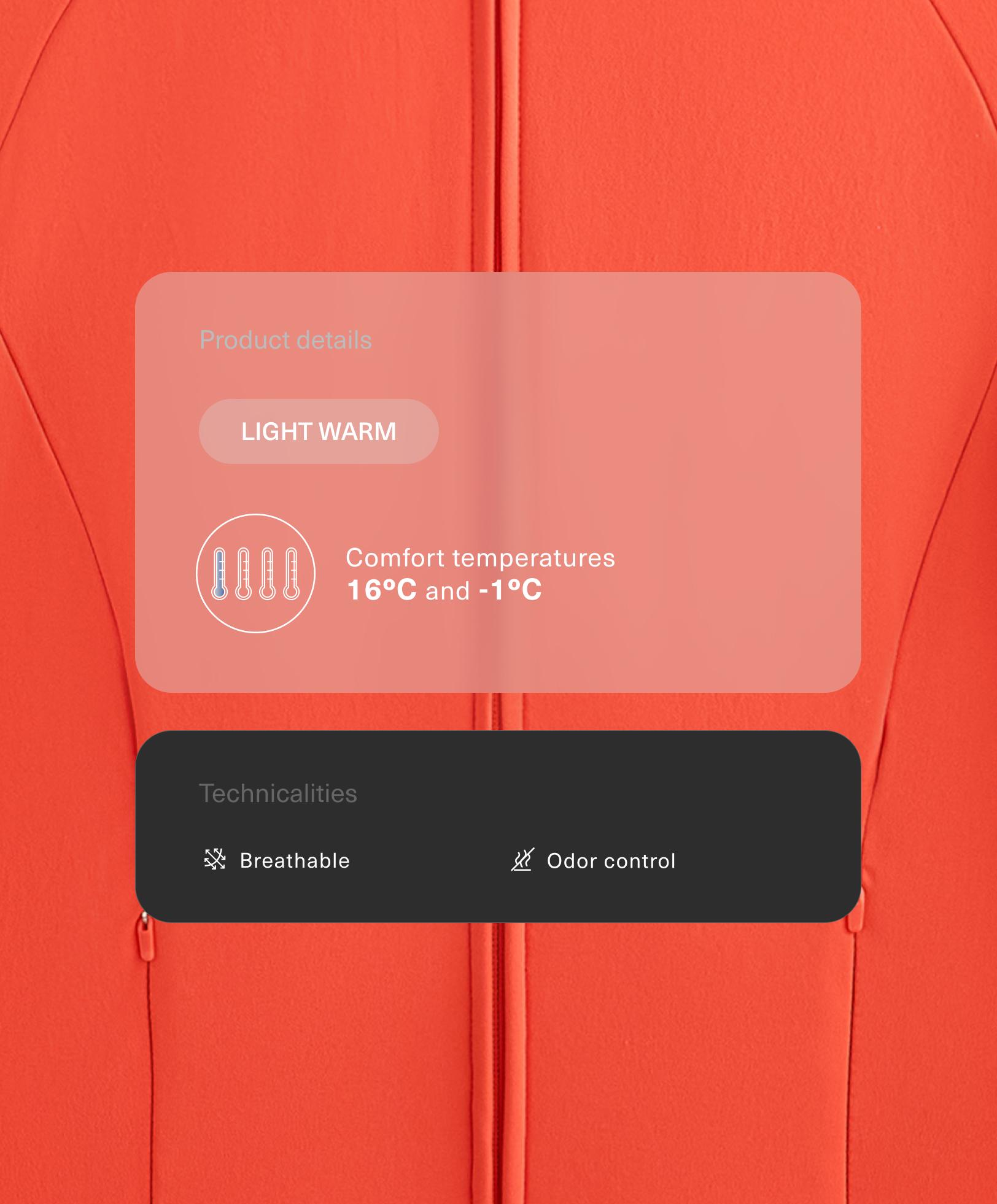 Light warm technical jacket - Sale