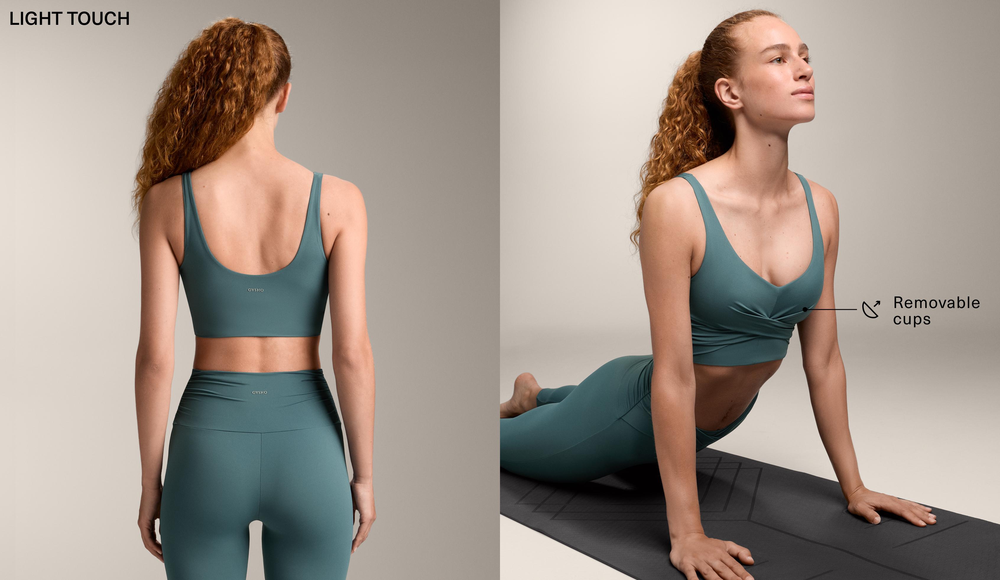 Light Touch crossover tank top
