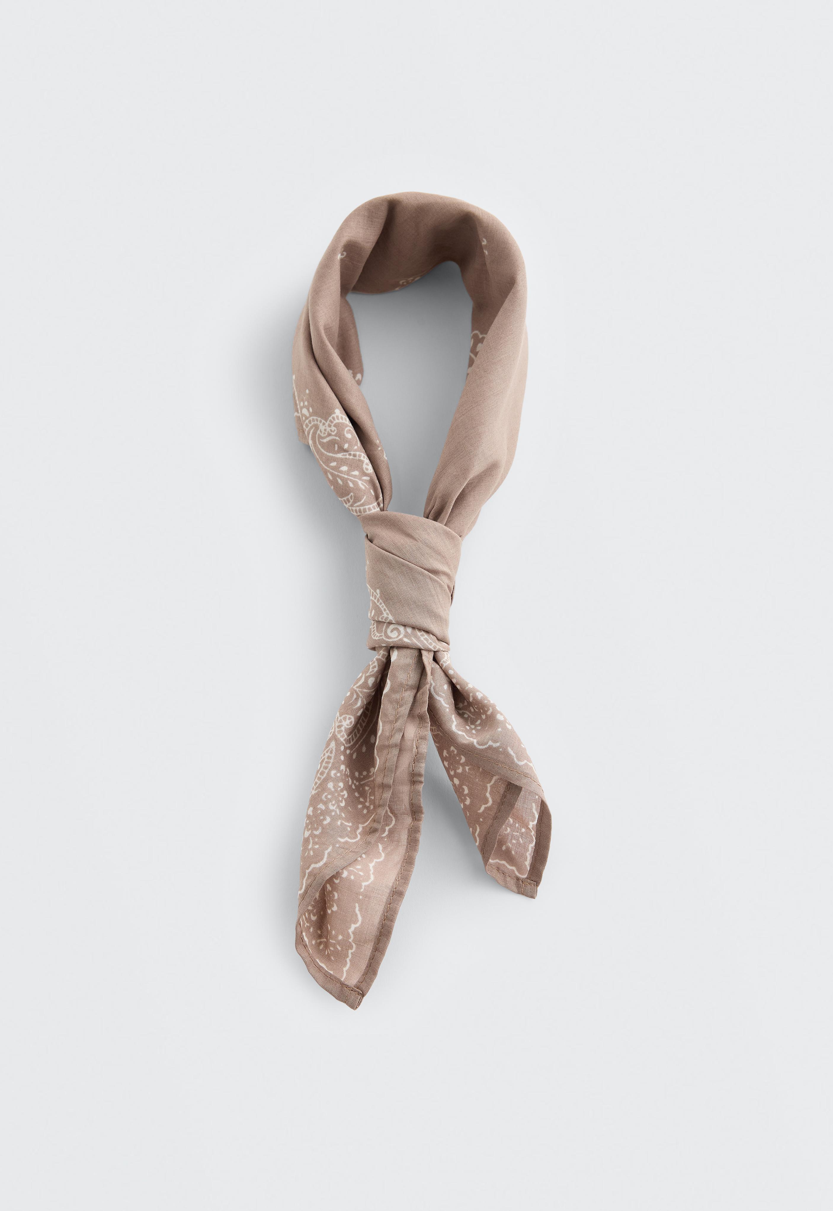 %100 pamuklu desenli bandana