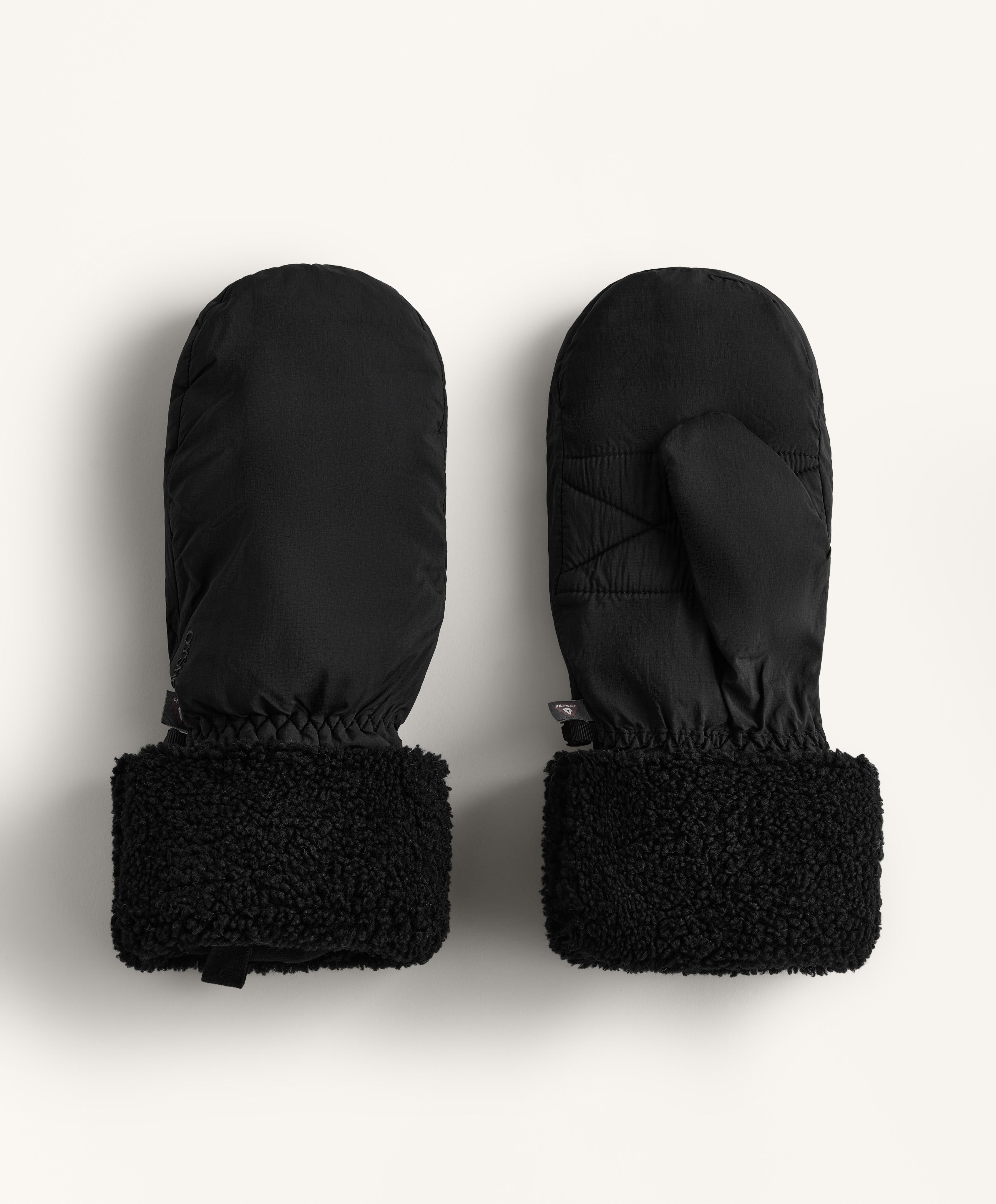 Luvas acolchoadas em imitação de pelo de ovelha Luvas acolchoadas em imitação de pelo de ovelha