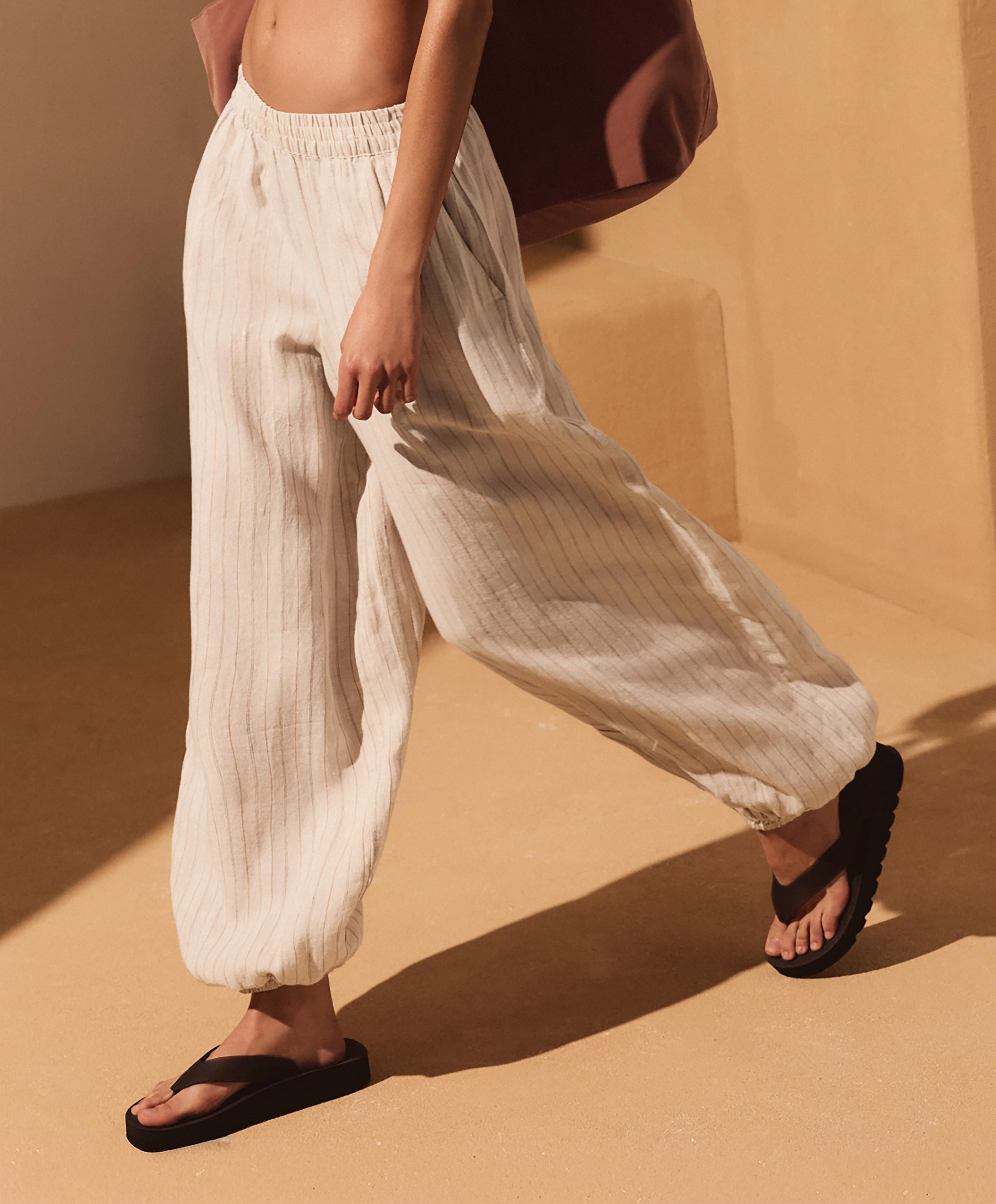 Platform beachwear sandals — BROWN