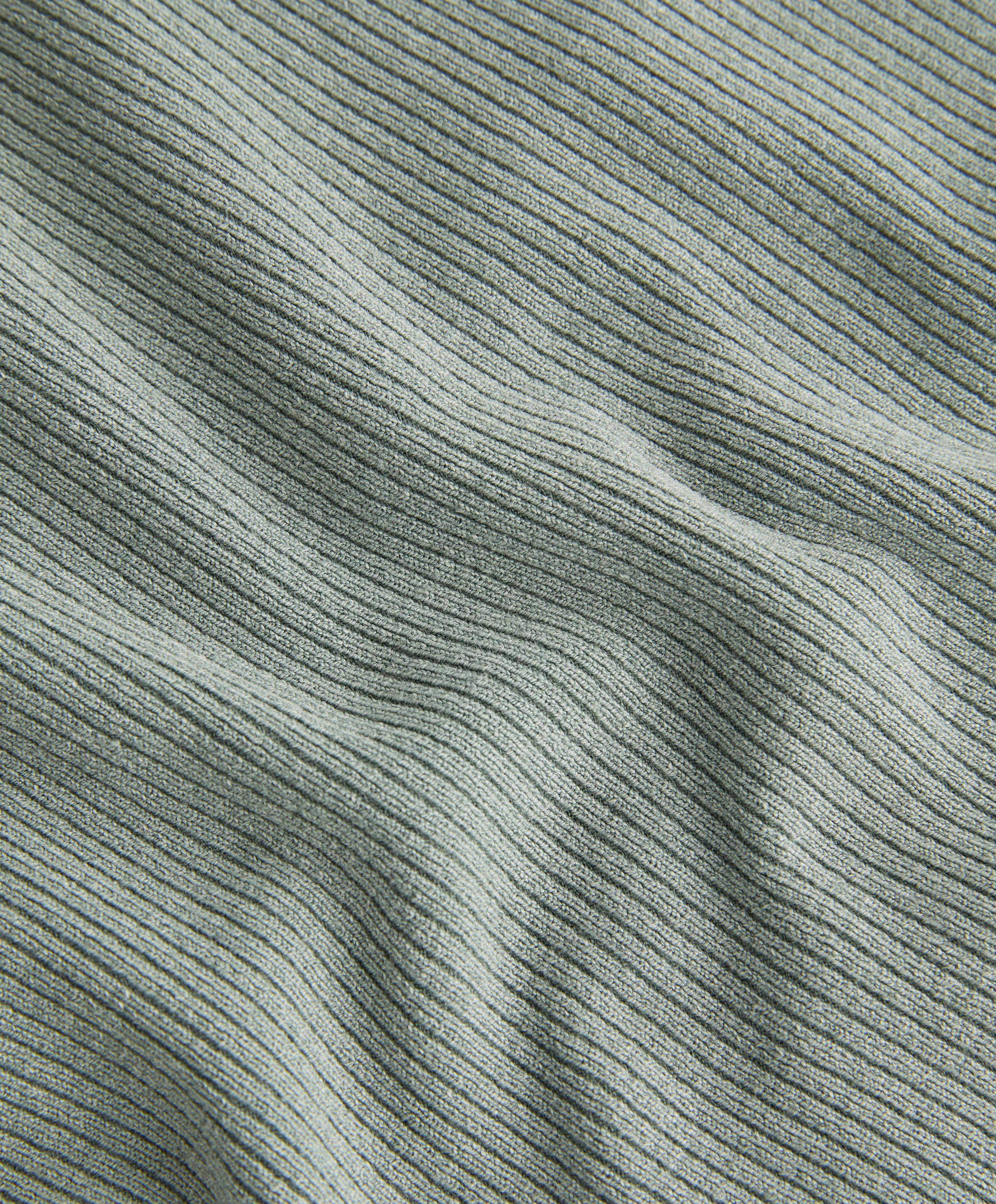 Pantaloni dritti in maglia lavata