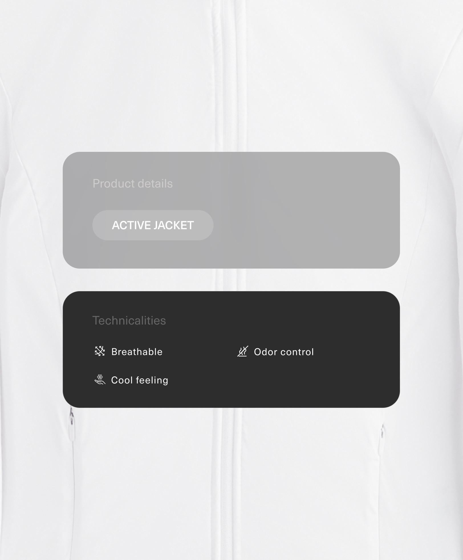 Chaqueta técnica tacto frío - Rebajas Chaqueta técnica tacto frío - Rebajas