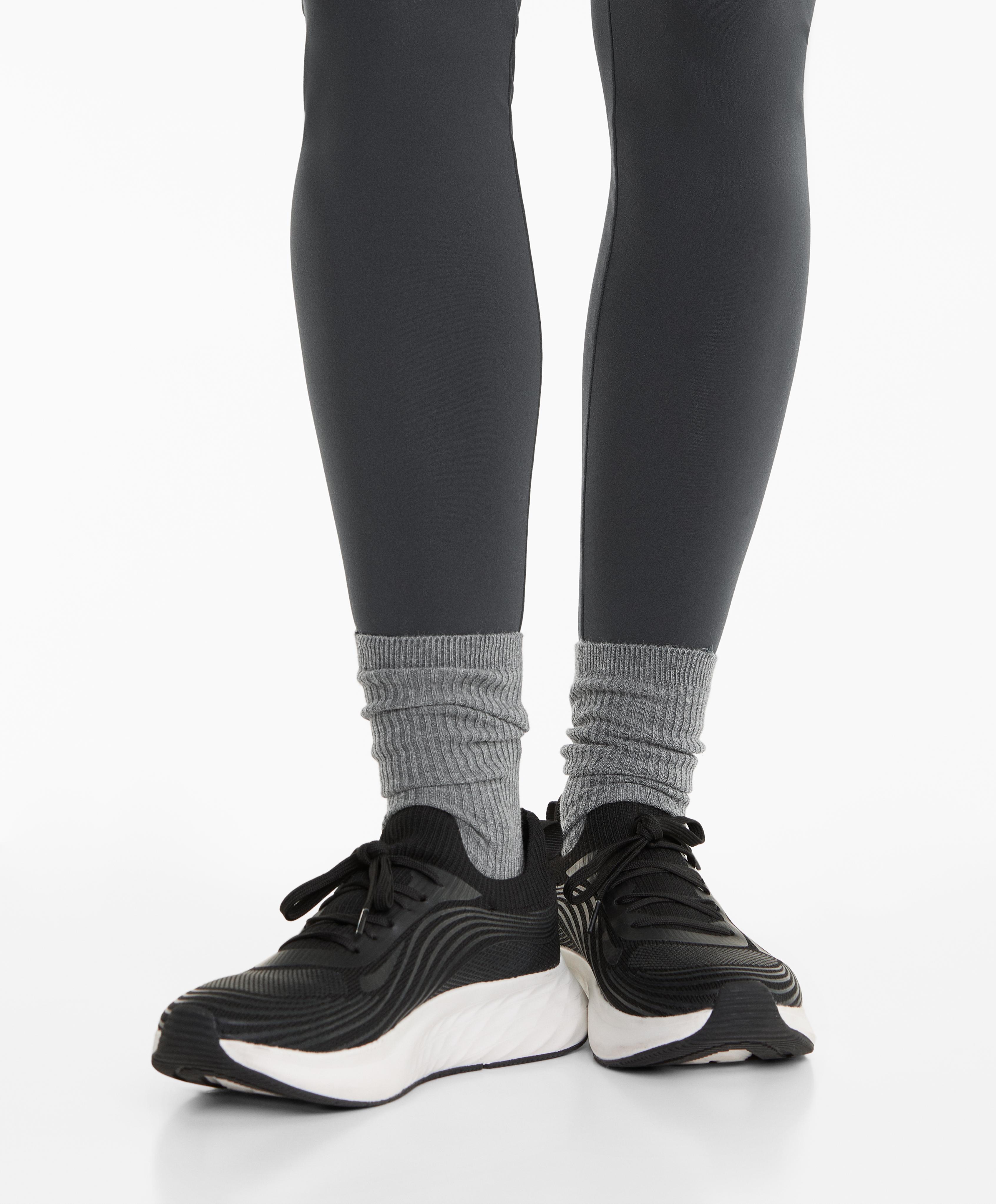 5 pairs of cotton blend classic socks — DARK GREY