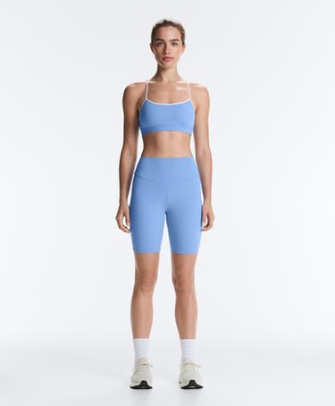 Leggings biker high rise comfortlux 20 cm — PALE LAVENDER BLUE 3