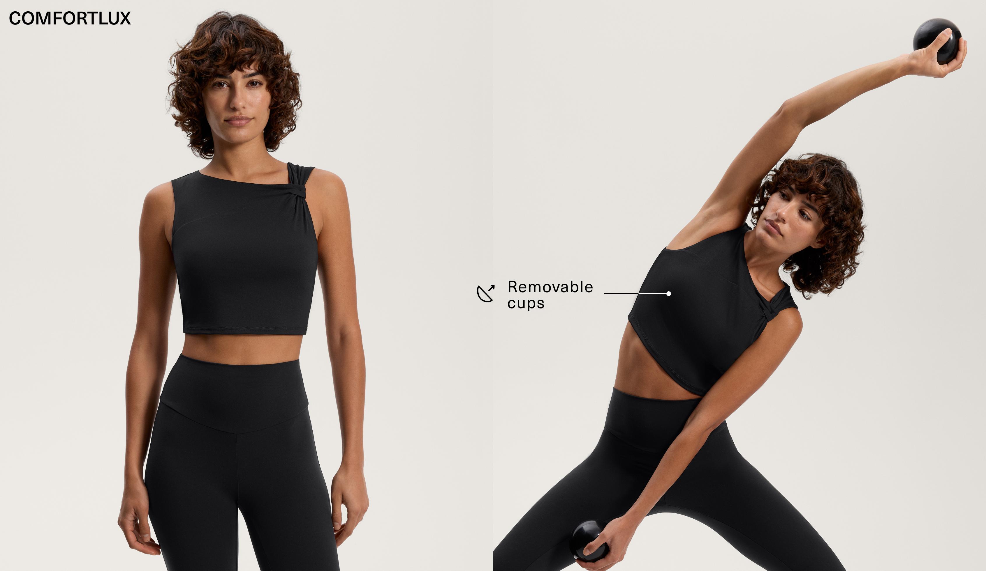 Tank top Comfortlux à torsade asymétrique