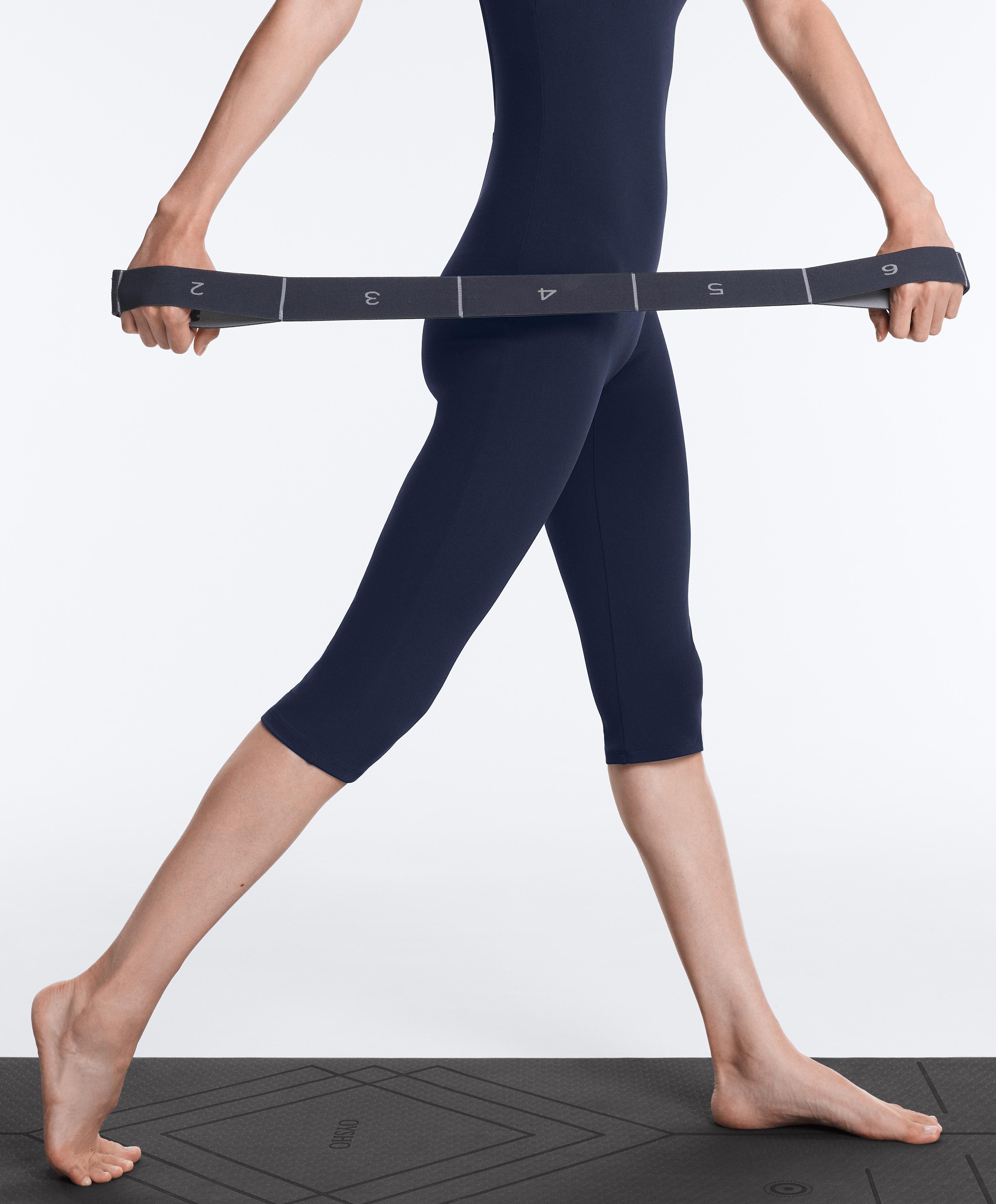 Crossover back Comfortlux capri jumpsuit — NAVY BLUE