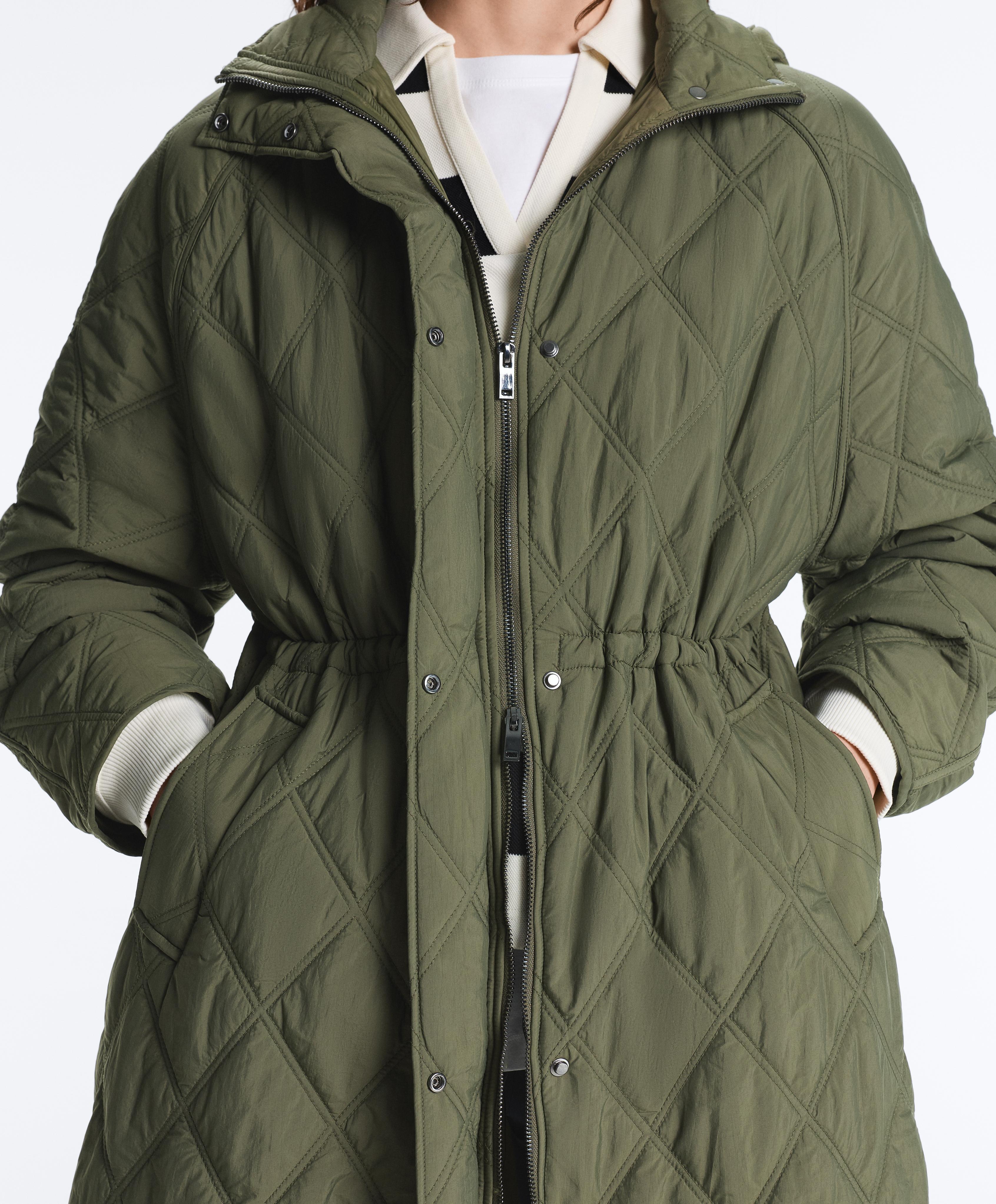 Water-repellent FELLEX® AEROGEL padded jacket — MID KHAKI