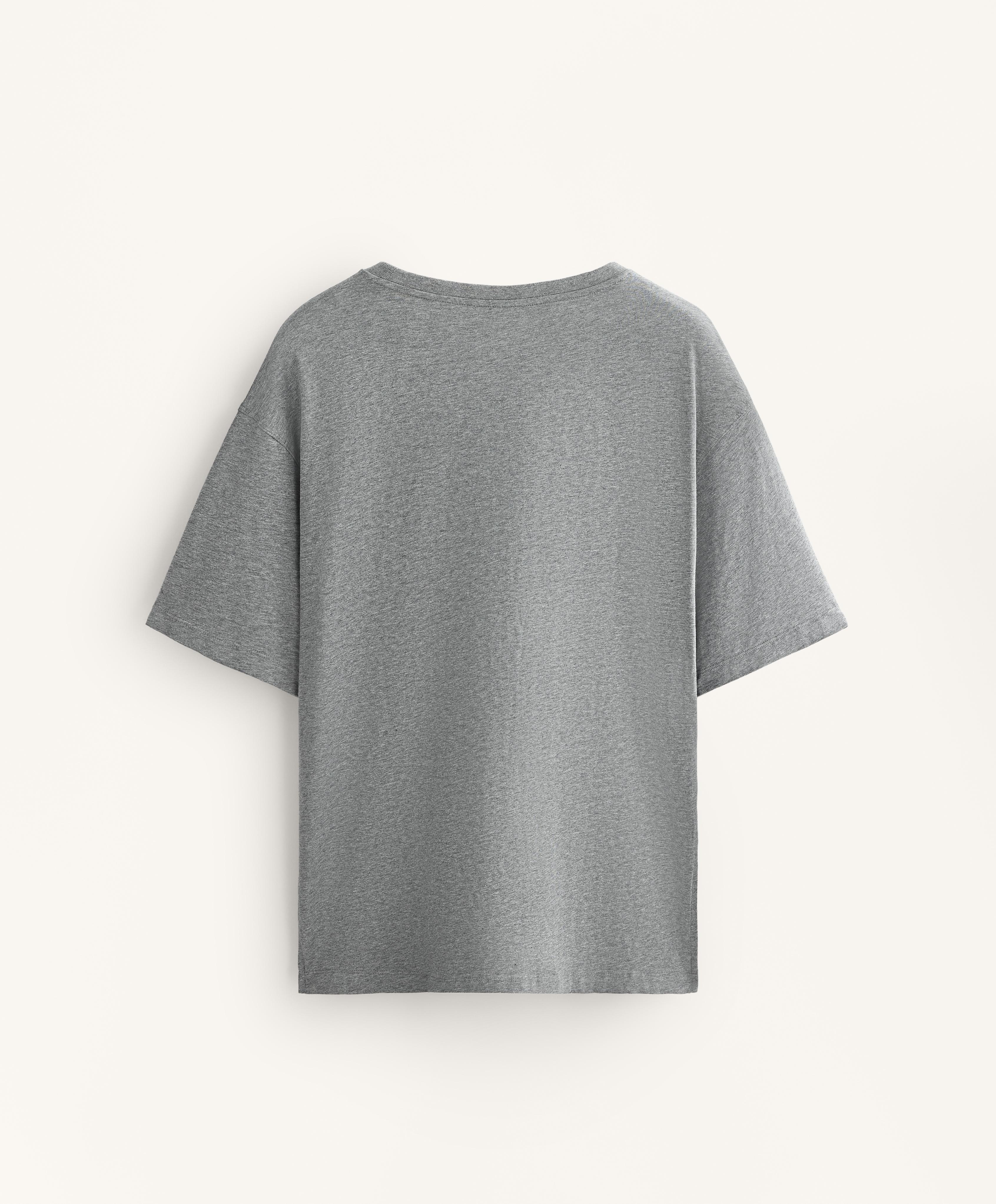 Short sleeve cotton blend T-shirt
