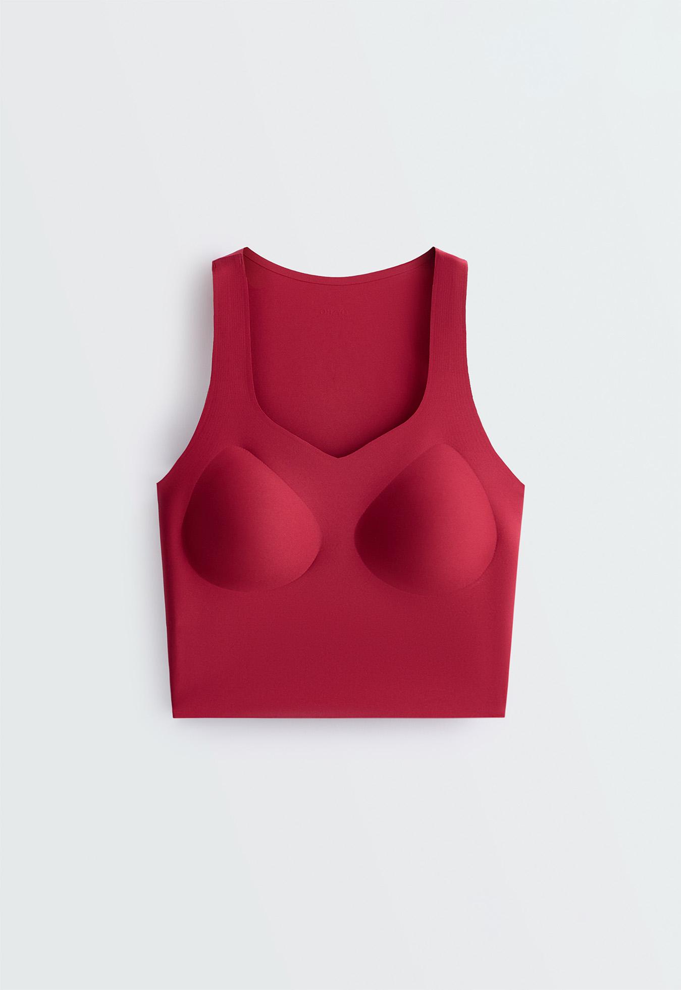 Perfect-adapt tank top with cups — PINK